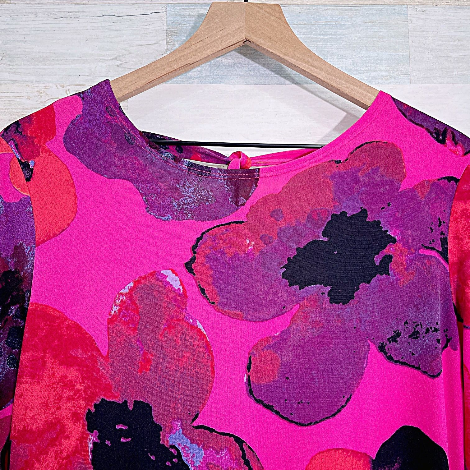 Other Clara Sun Woo Floral Jersey Dress Pink Womens Medium Size M / US 6-8 / IT 42-44 - 2 Thumbnail