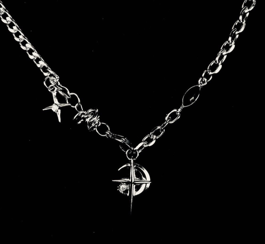 Jewelry Cross Moon Chain Necklace Size ONE SIZE - 3 Thumbnail