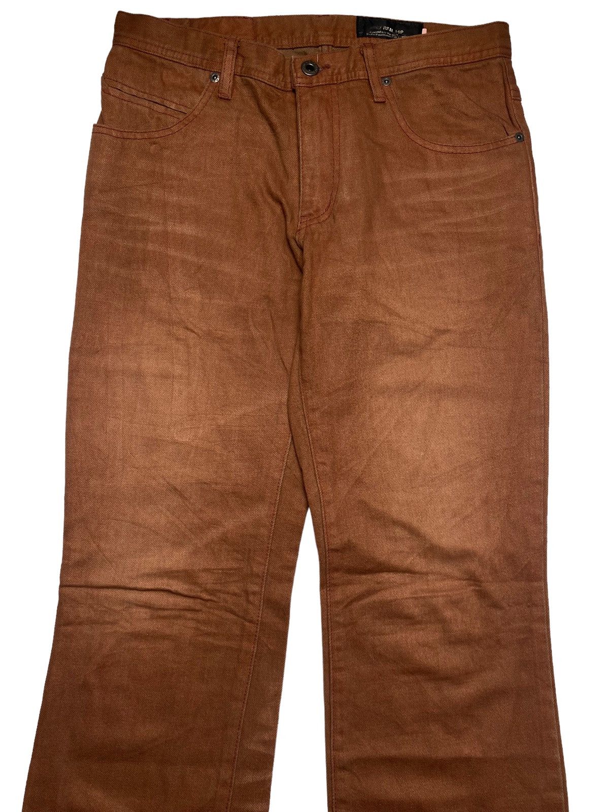 If Six Was Nine 2000s L7 Real Hip - Flared Mud Chocolate Denim Size US 29 - 3 Thumbnail