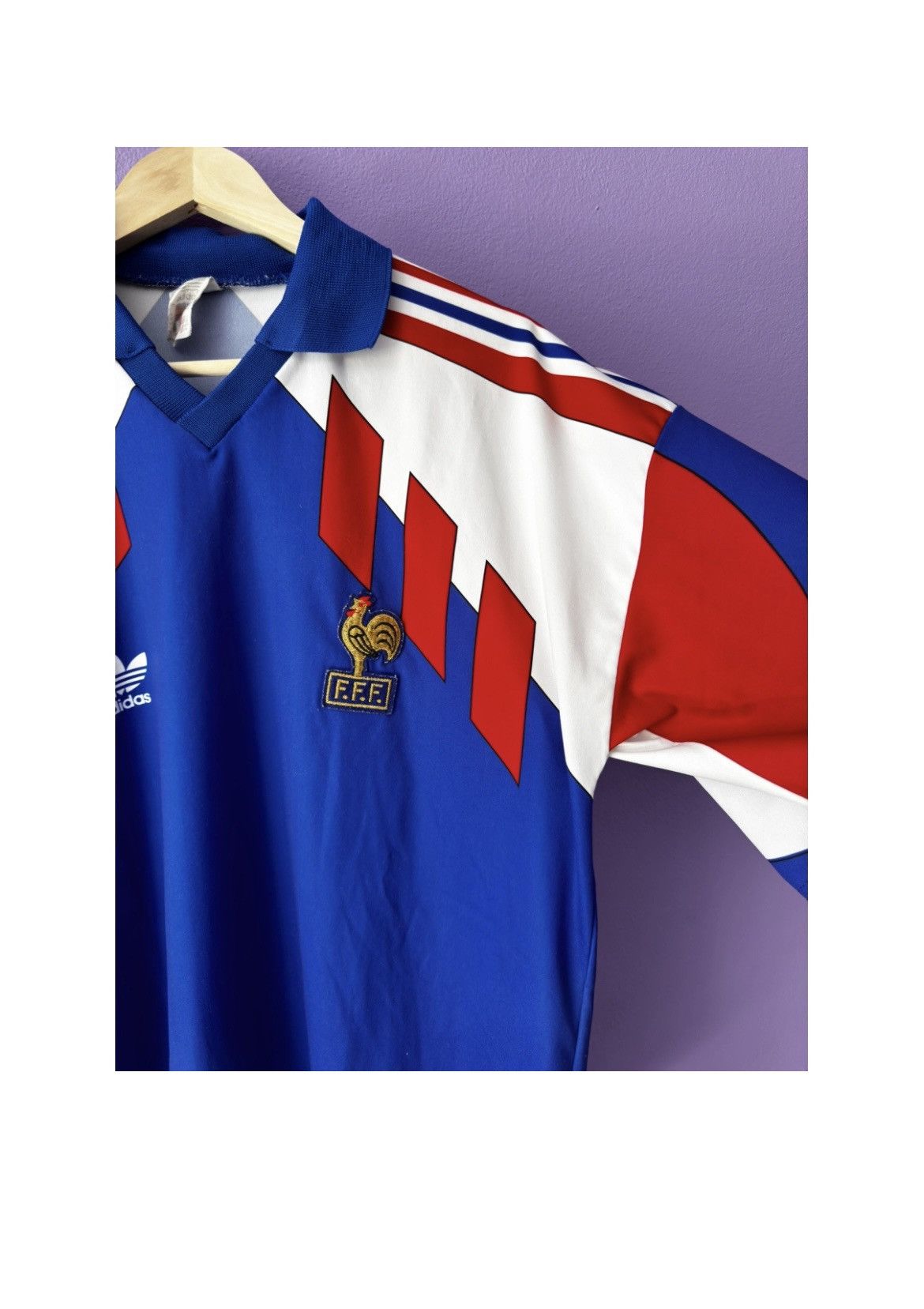 Adidas × Vintage France jersey Size US L / EU 52-54 / 3 - 2 Thumbnail