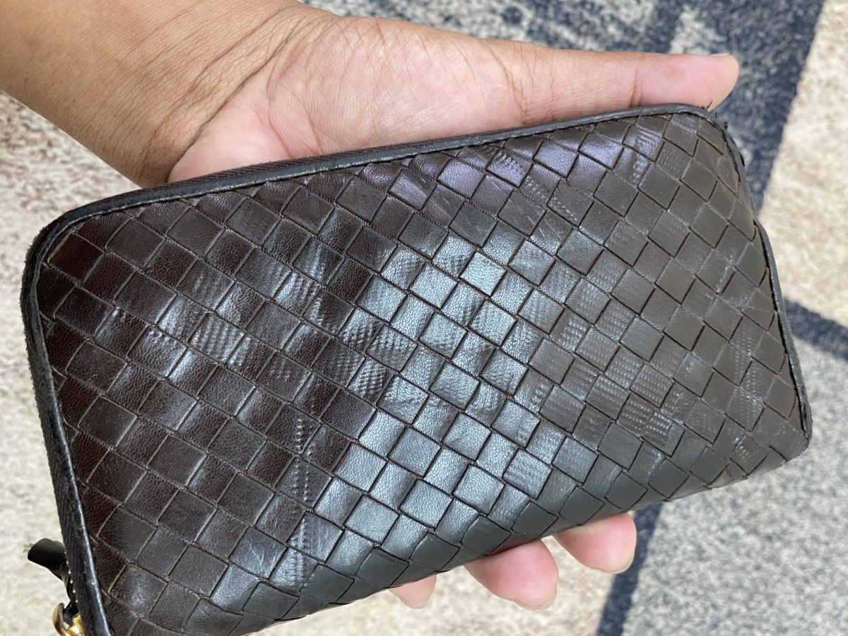 Bottega Veneta Bottega Veneta Long Purse Wallet Purse Leather Dark Brown Size ONE SIZE - 6 Thumbnail