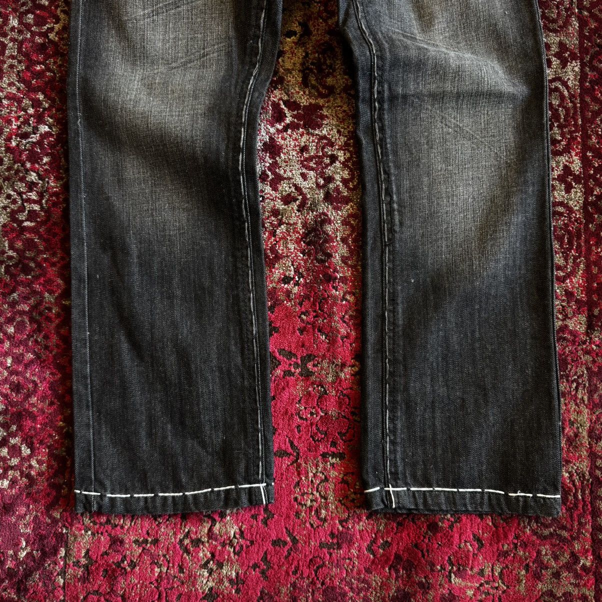 Other Victorious Y2K Jeans W Embroidered Flap Pockets Size US 34 / EU 50 - 8 Thumbnail