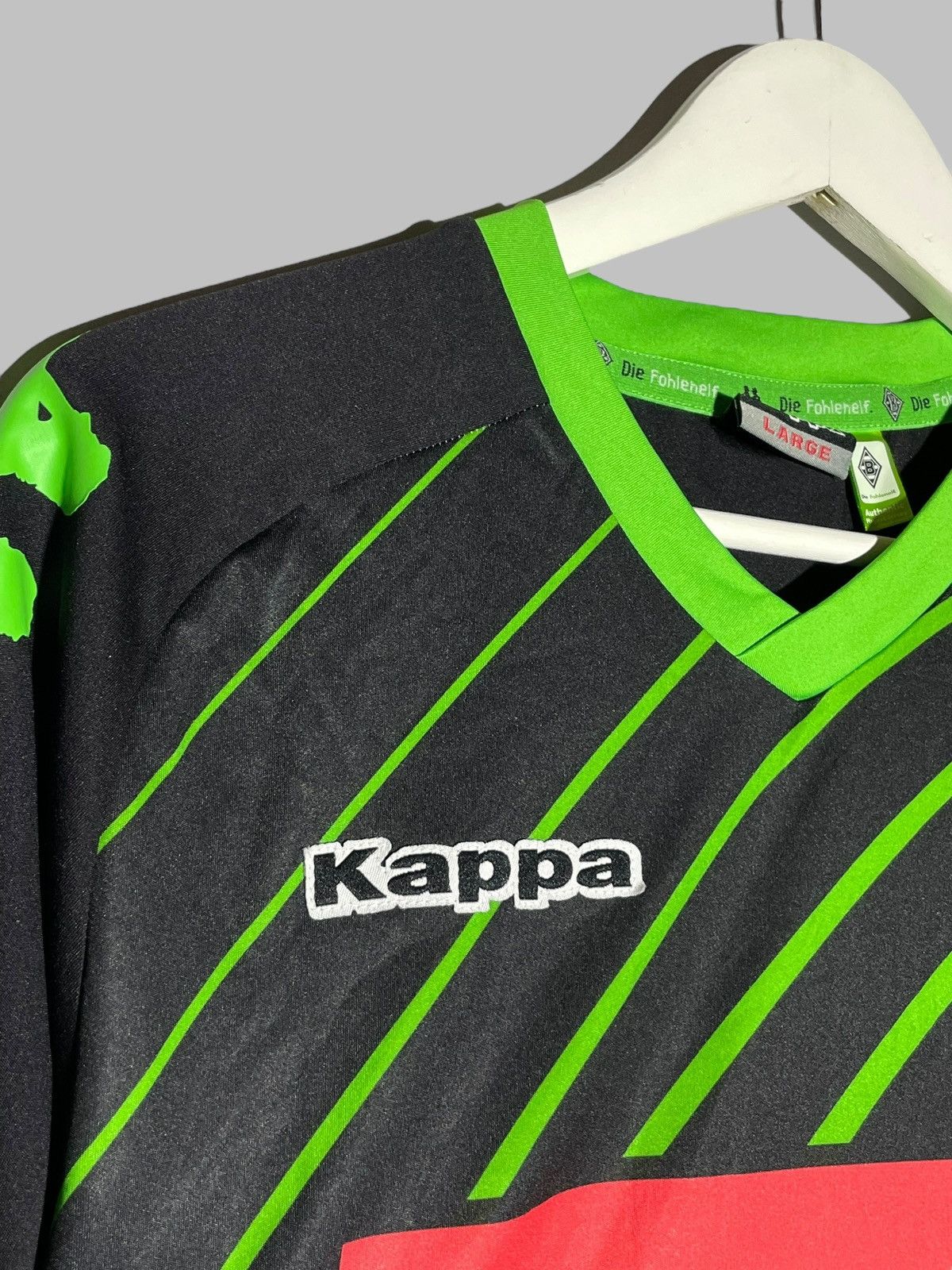 Kappa Borussia Monchengladbach Kappa 2014/15 Third Football Jersey Size US L / EU 52-54 / 3 - 5 Thumbnail