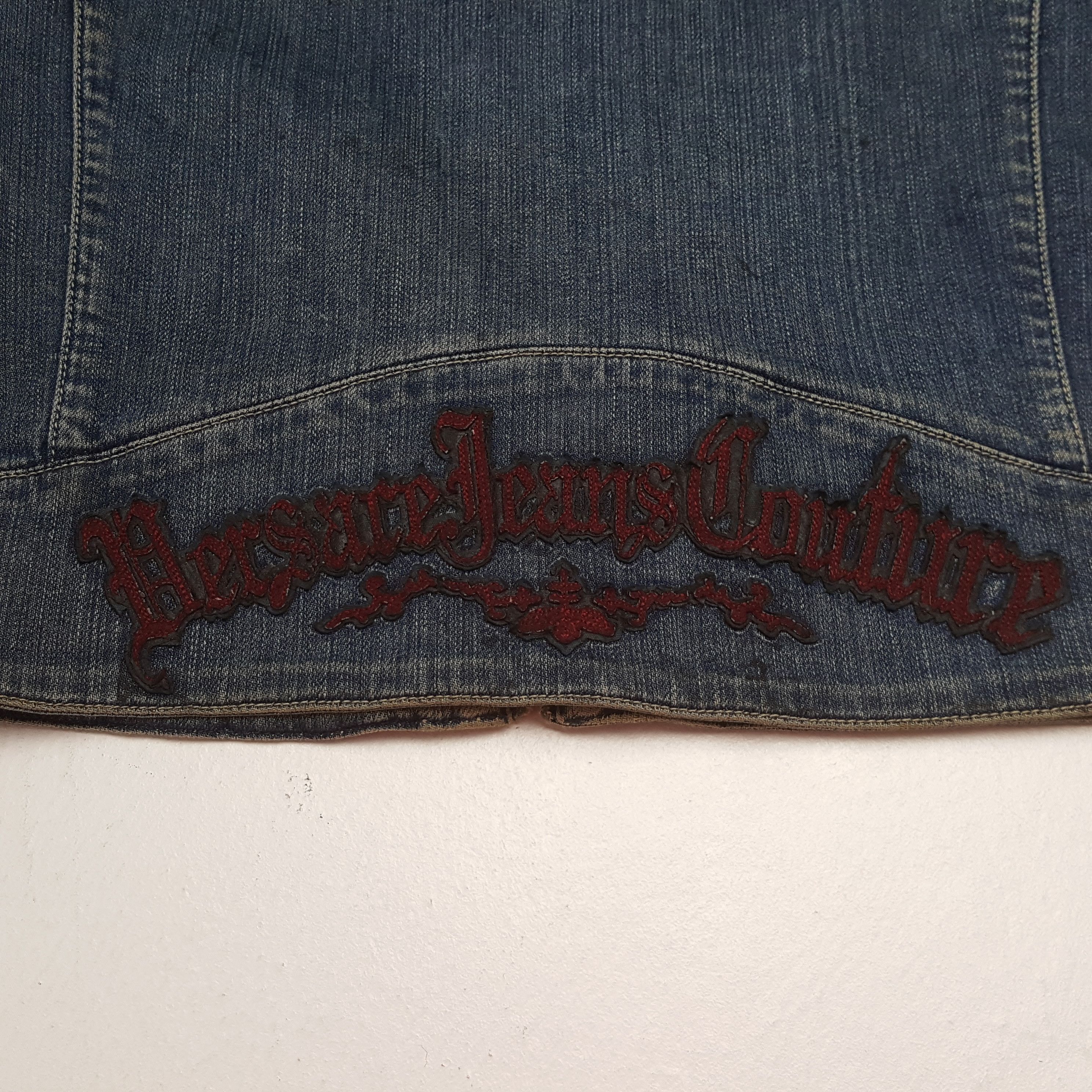 Versace Jeans Couture Vintage Versace Italian Fashion Brand Denim Jacket C314N27 Size XS / US 0-2 / IT 36-38 - 6 Thumbnail