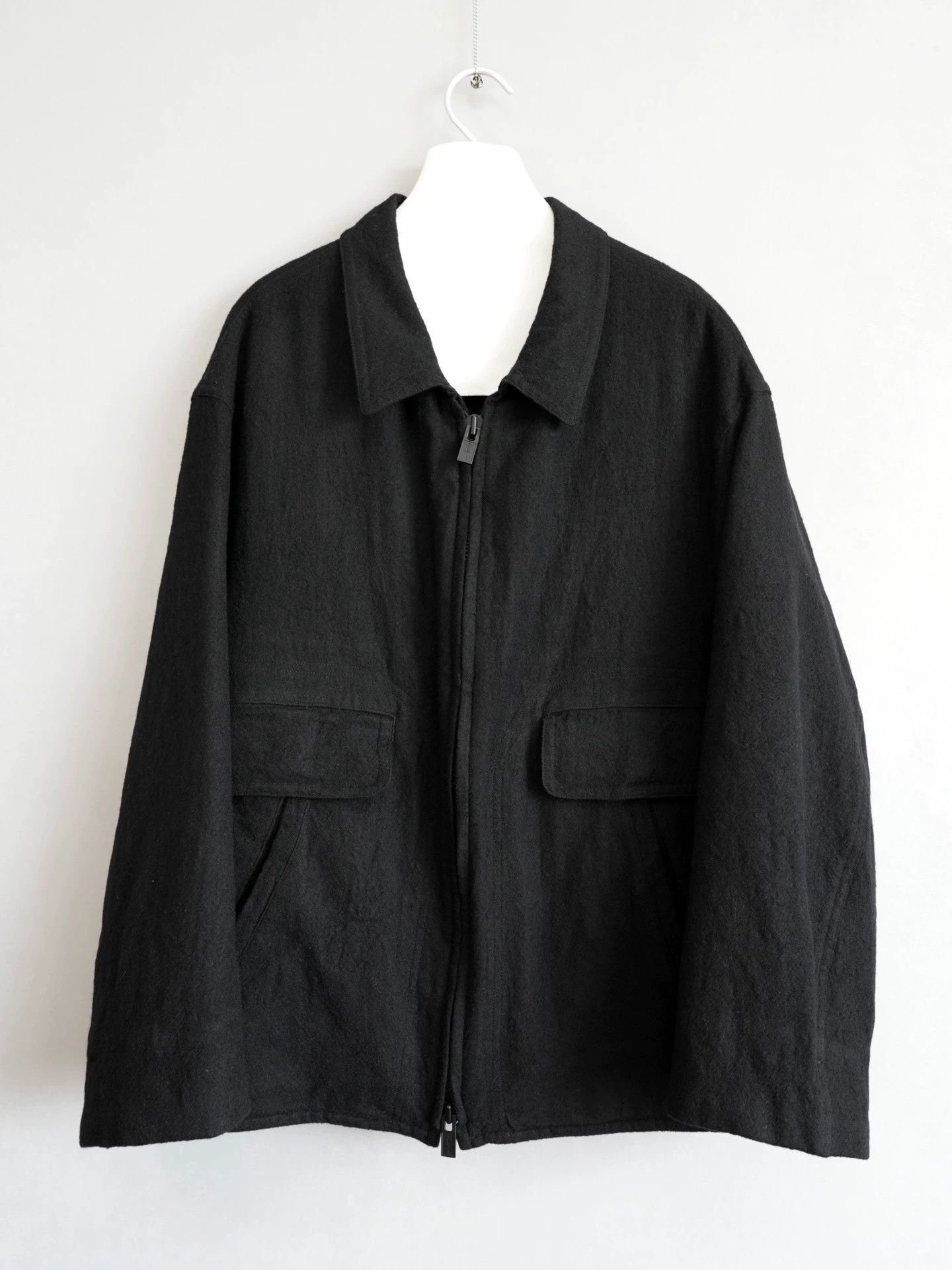 Yohji Yamamoto Yohji Yamamoto 22AW Fleece Wool Zipper Jacket | Grailed
