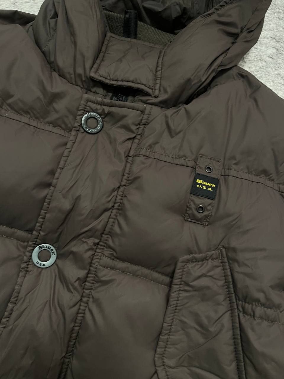 Other Men's Blauer U.S.A. Down Jacket Brown Puffer Coat Duck Down Size US L / EU 52-54 / 3 - 3 Thumbnail