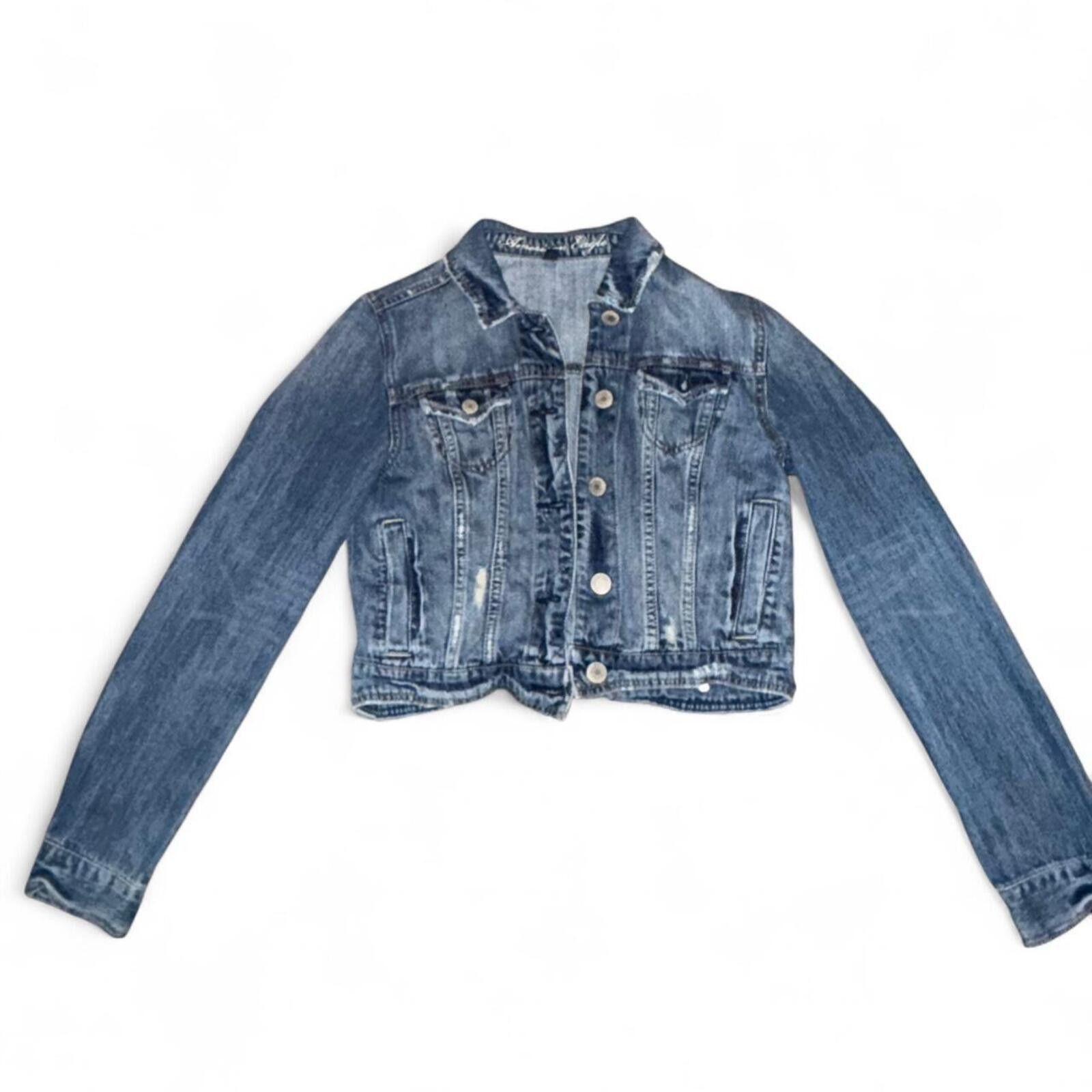 American Eagle Outfitters vintage y2k 2000s American Eagle denim jacket Size M / US 6-8 / IT 42-44 - 5 Thumbnail