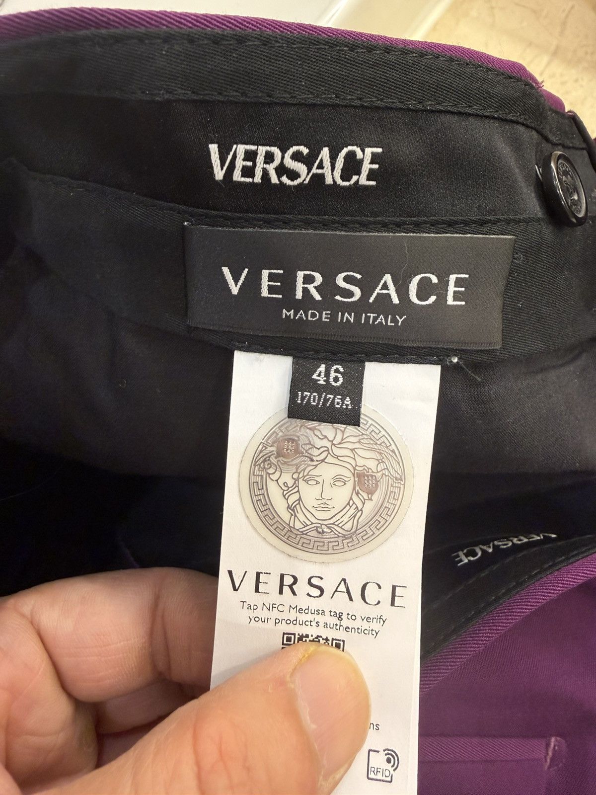 Versace Wide leggged the pants size46 Size US 30 / EU 46 - 10 Thumbnail