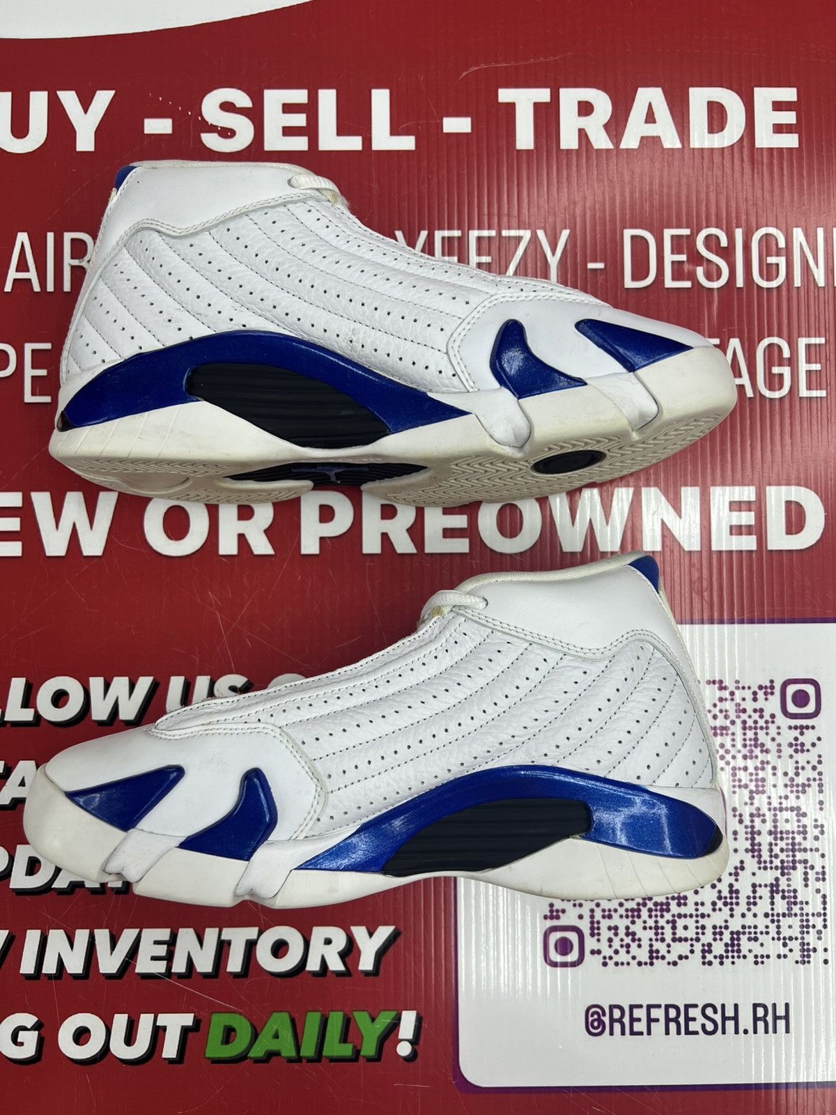 Jordan Brand Air Jordan 14 Hyper Royal Size 6y Size US 6 / EU 39 - 3 Thumbnail