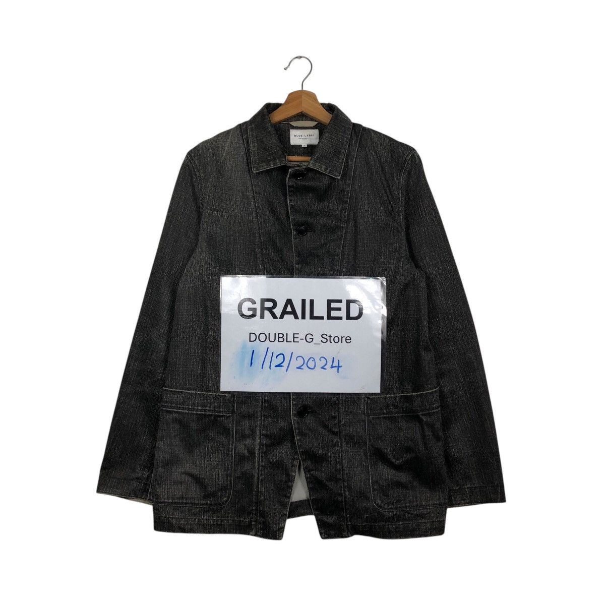 Japanese Brand Vtg Chore Worker Jacket United Arrow Blue Label Issey Miyake Size US L / EU 52-54 / 3 - 1 Thumbnail