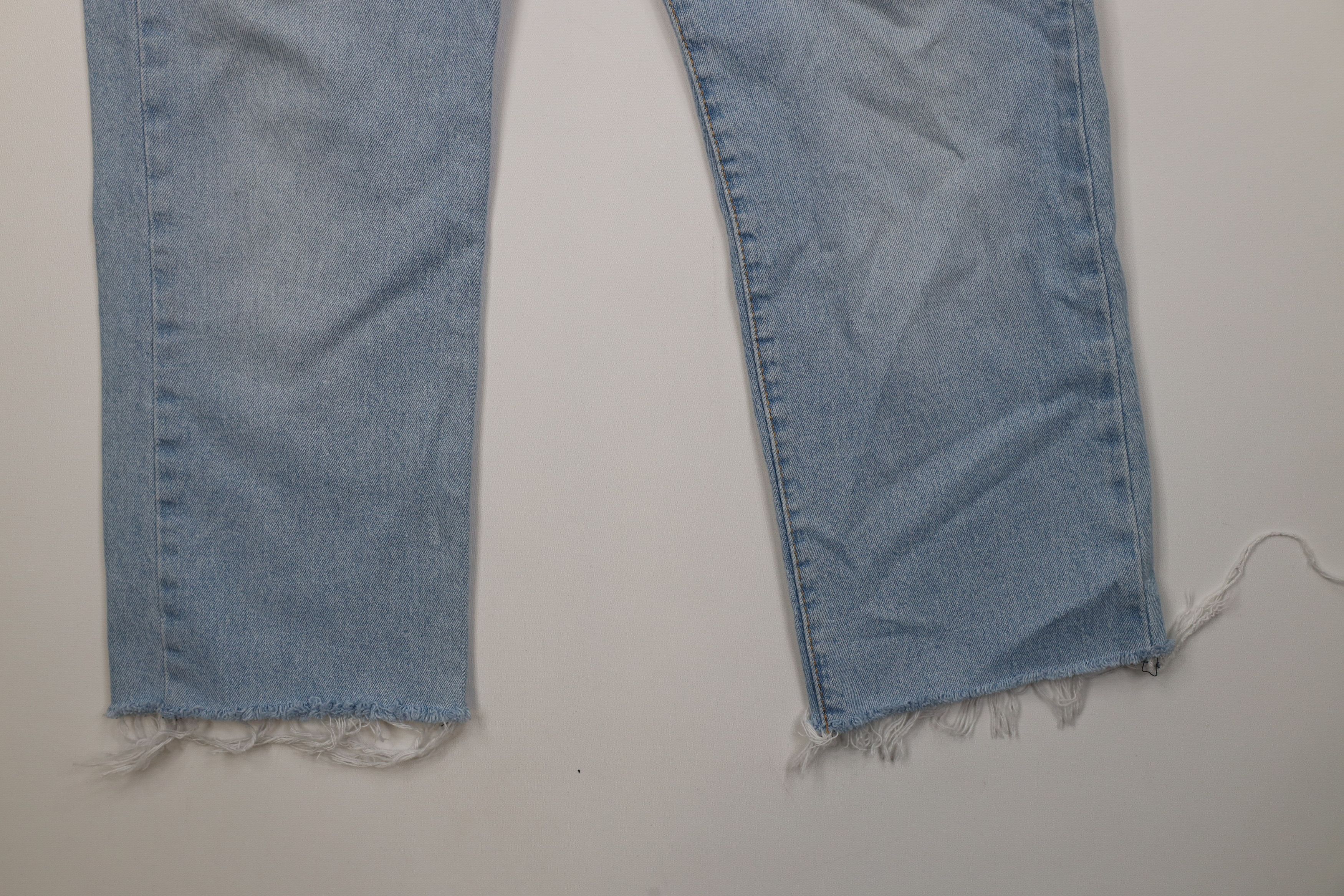 Levi's Vintage Y2K Levis 501xx Custom Cut Off Original Fit Jeans Size US 32 / EU 48 - 4 Thumbnail