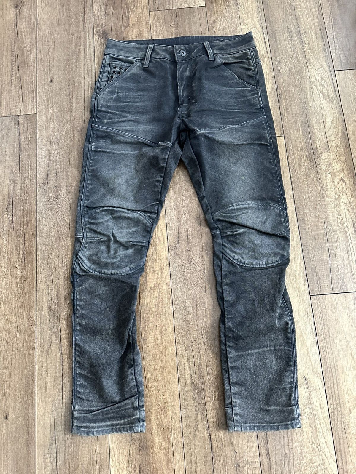 G-Star G Star Raw Big Logo Denim Jeans Pants Size US 31 - 6 Thumbnail