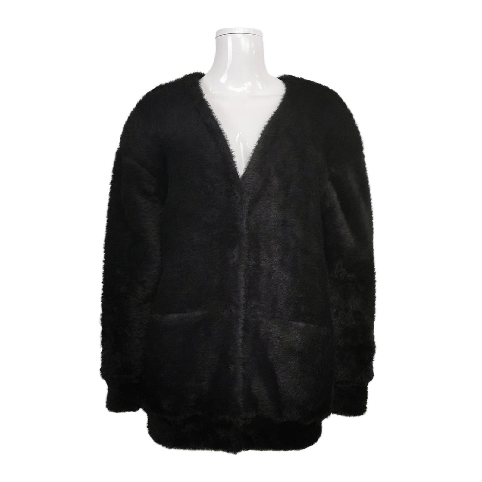 T by Alexander Wang T by Alexander Wang Black Fuzzy Jacket Size S Size S / US 4 / IT 40 - 1 Thumbnail