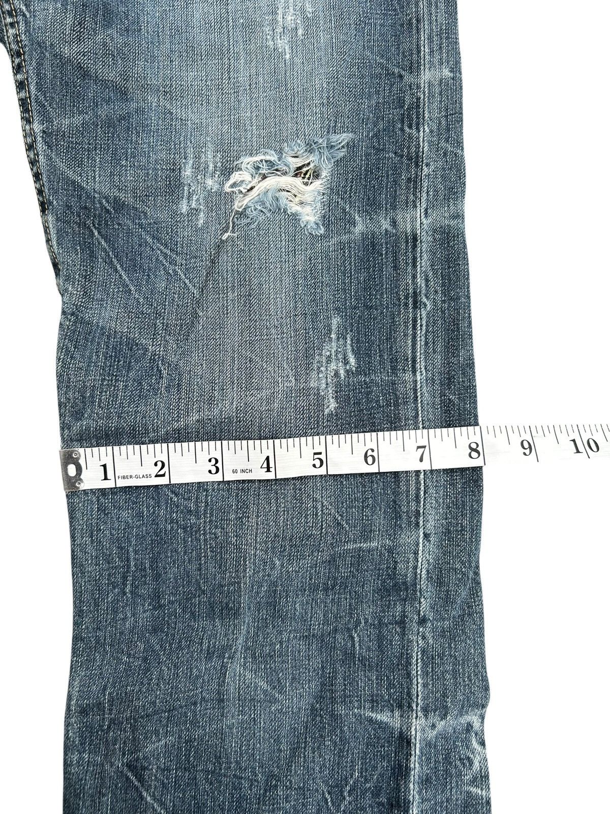 Kapital Vintage Skull Japanese Brand Sirmione Distressed Denim Jeans Size US 27 - 18 Thumbnail