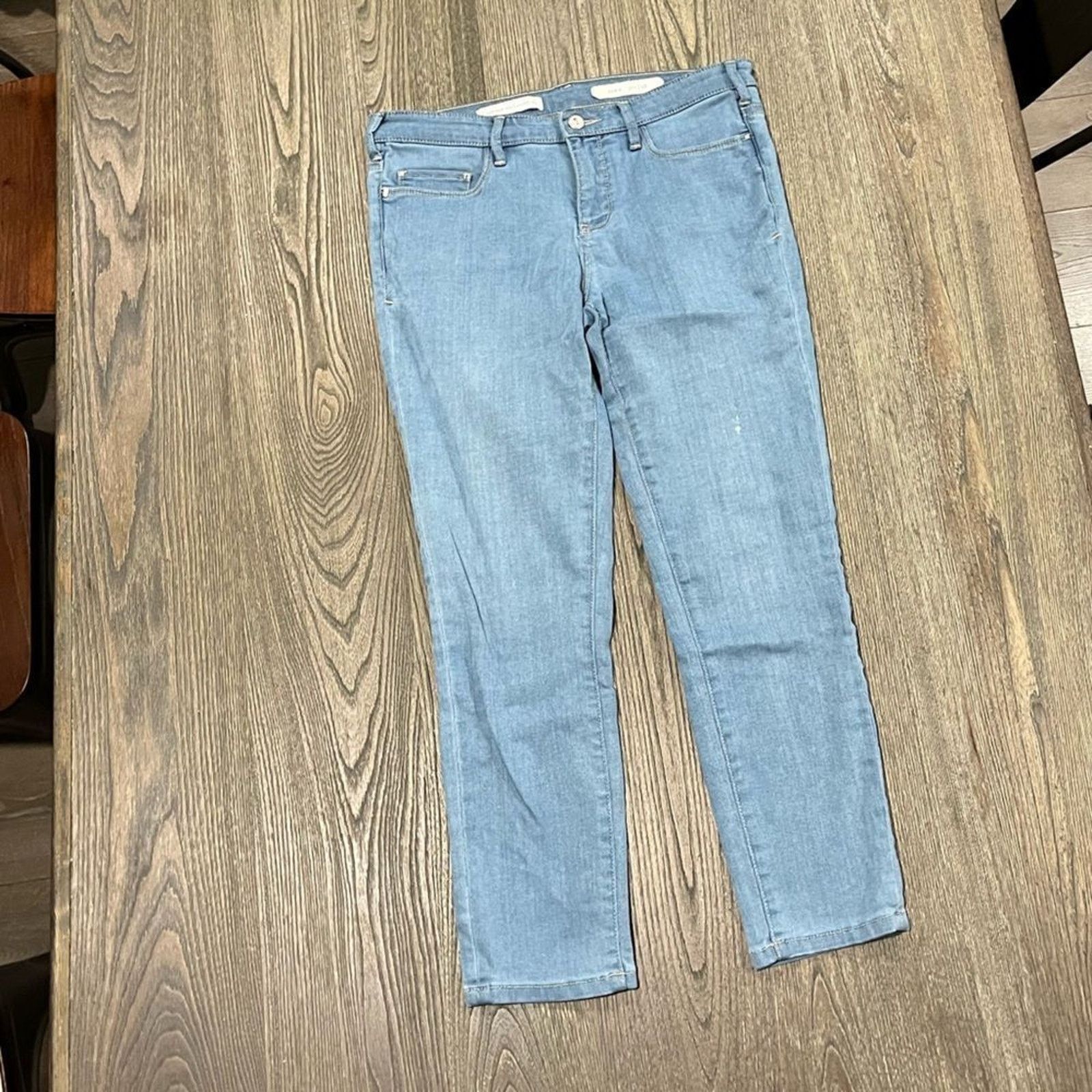 Anthropologie Pilcro and the Letterpress Serif Jeans Straight Leg Size 28" / US 6 / IT 42 - 1 Thumbnail