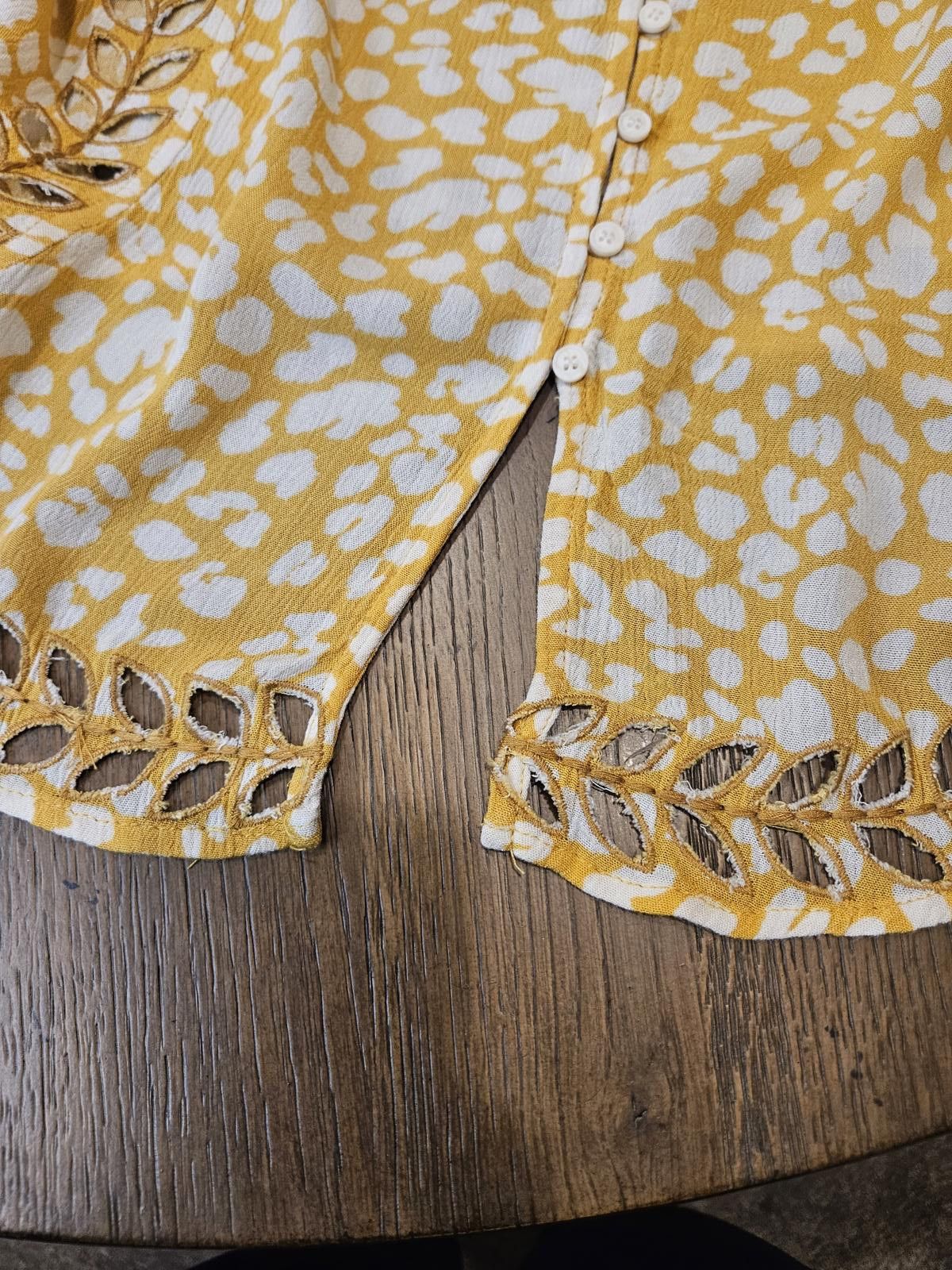 Designer Buckle's Brand Gimmicks Leopard Print Tank with Eyelets #550 Size S / US 4 / IT 40 - 5 Thumbnail