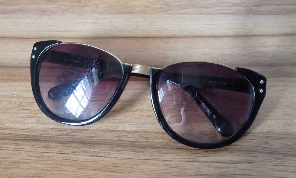 Designer Lyn Around C’est Chic Handmade Sunglasses Size ONE SIZE - 1 Thumbnail
