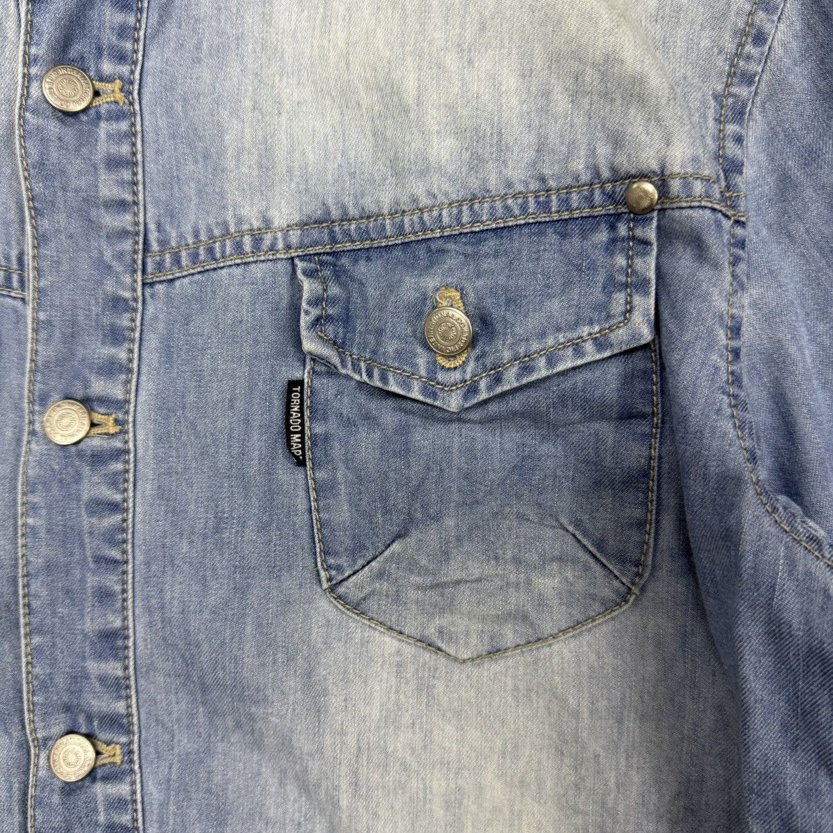 Tornado Mart Zero by Tornado Mart Western Denim Button Ups Size US M / EU 48-50 / 2 - 2 Thumbnail