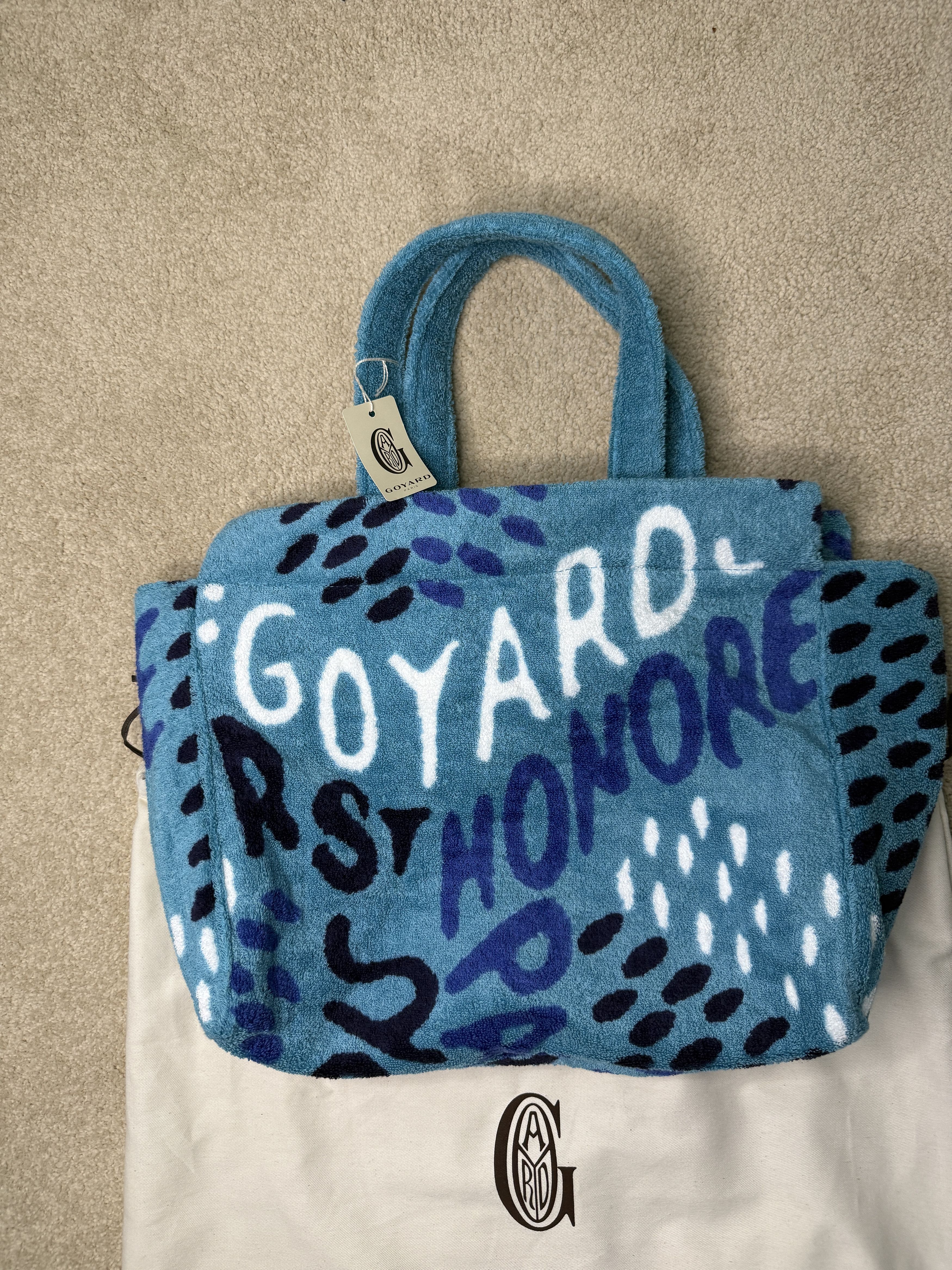 Goyard Ltd Edition Turquoise Goyardine Terry Cloth Eponge 2025 Size ONE SIZE - 2 Thumbnail