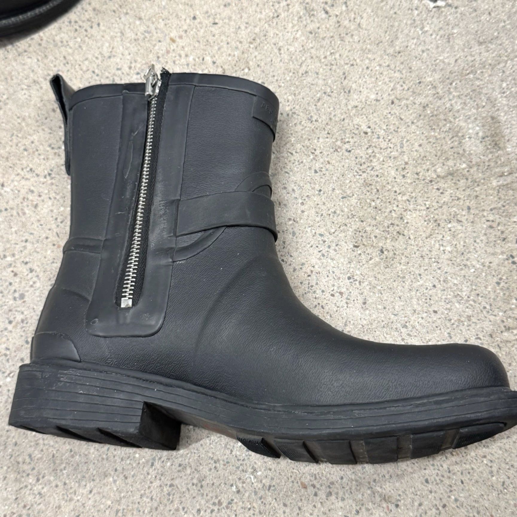 Rag & Bone Rag & Bone Moto Rain Boots Black Rubber Size 36 Size US 6 / IT 36 - 5 Thumbnail