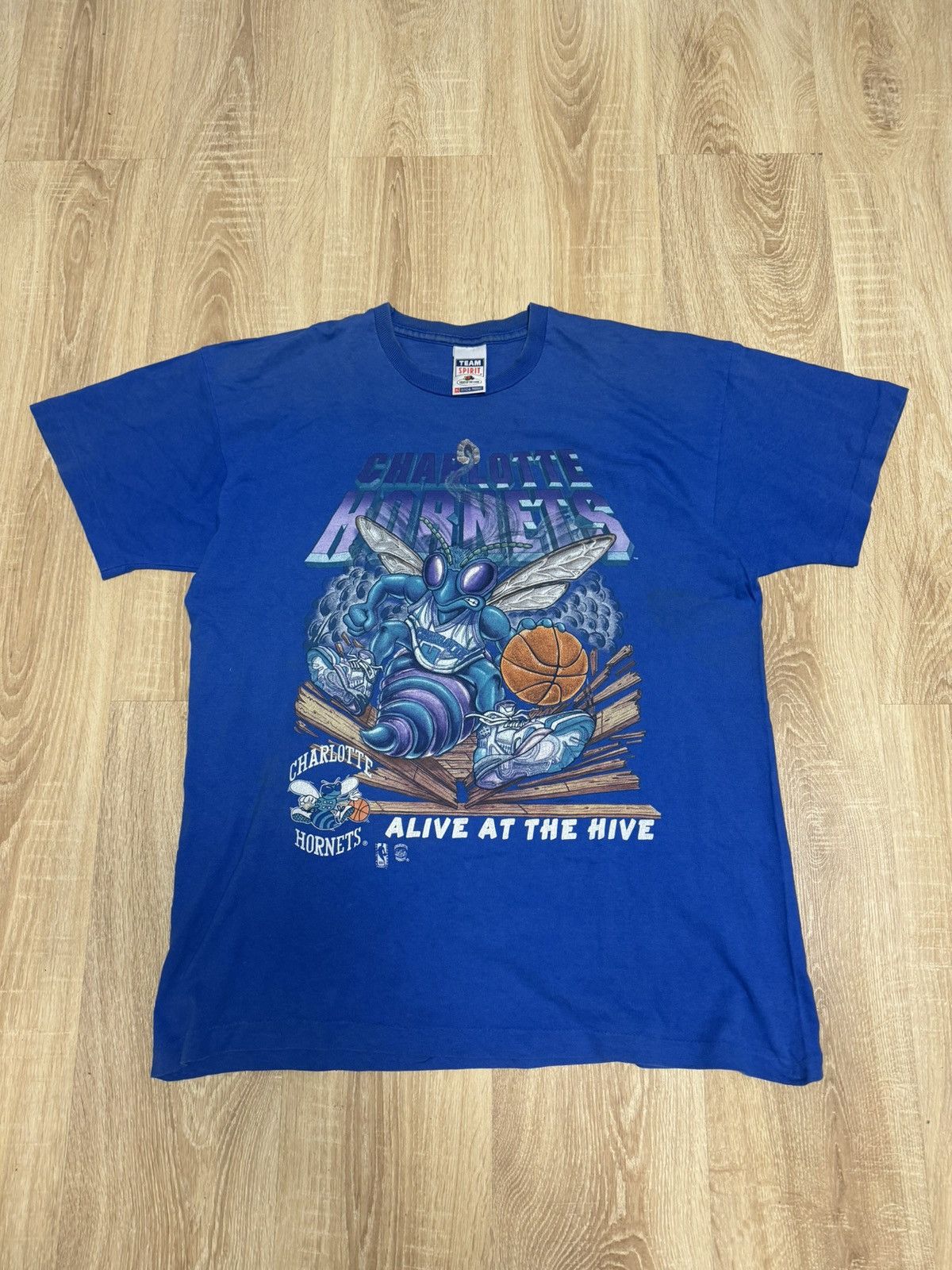 NBA × Vintage Vintage Charlotte Hornets NBA merch 1990s Size US XL / EU 56 / 4 - 1 Thumbnail