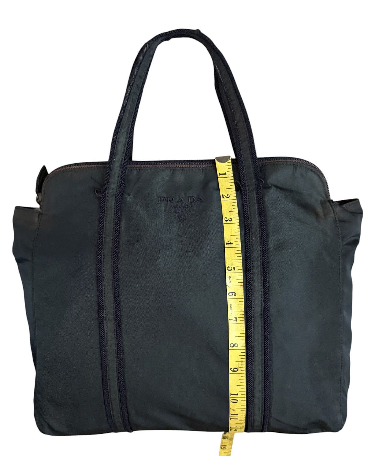 Prada PRADA TESSUTO Vintage Nylon Dark Blue Totes Bag Size ONE SIZE - 5 Thumbnail
