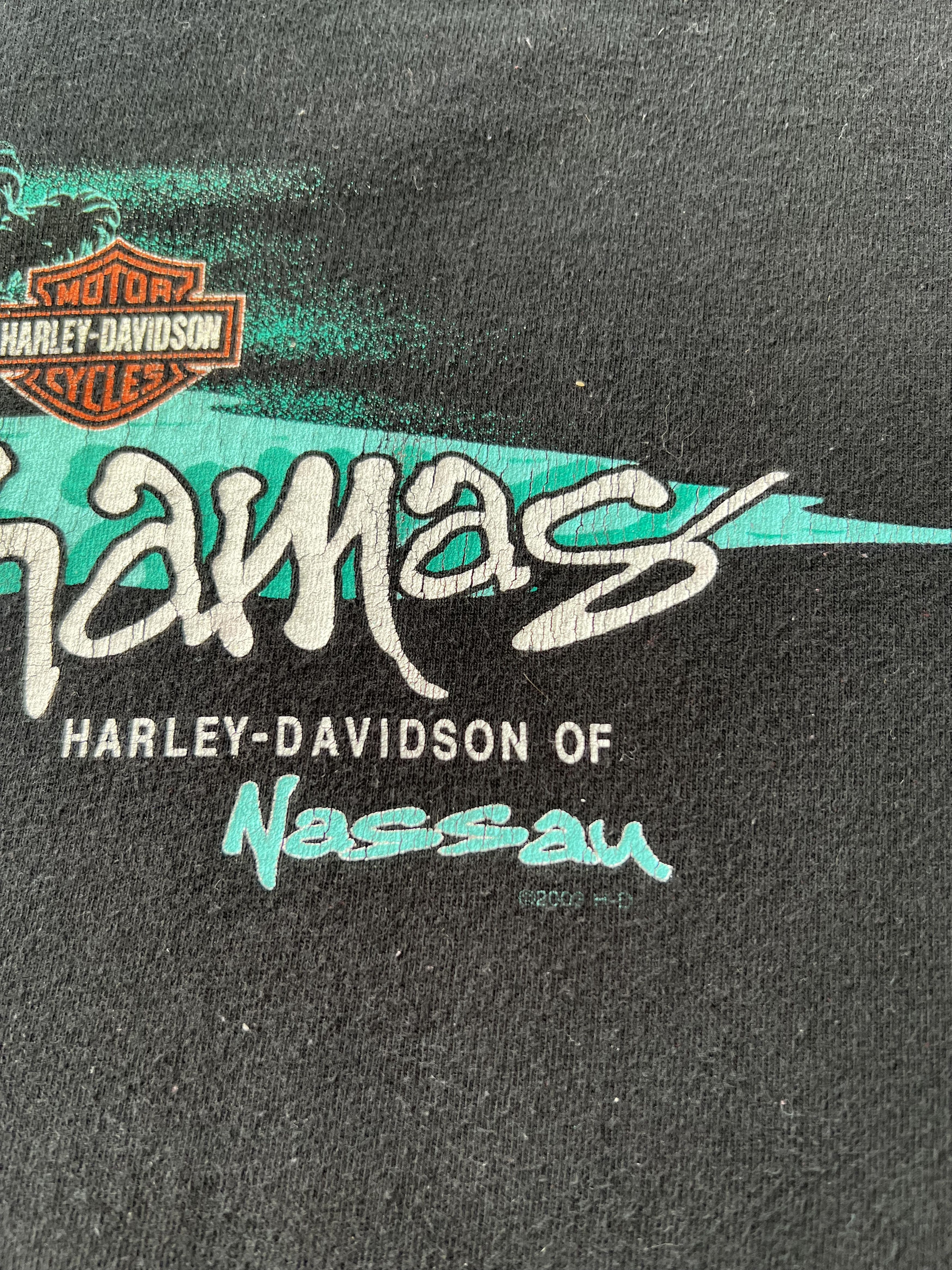 Harley Davidson Vintage 2008 Harley Davidson Sexy Girl Bahamas T-shirt Size US XL / EU 56 / 4 - 20 Thumbnail
