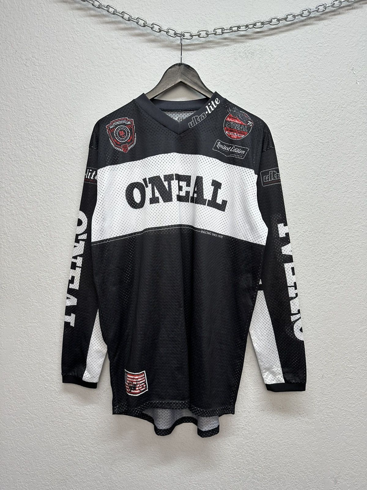 O'Neill Vintage O’neal Ultra Lite Motocross Racing Jersey Fox Y2K Size US L / EU 52-54 / 3 - 1 Thumbnail