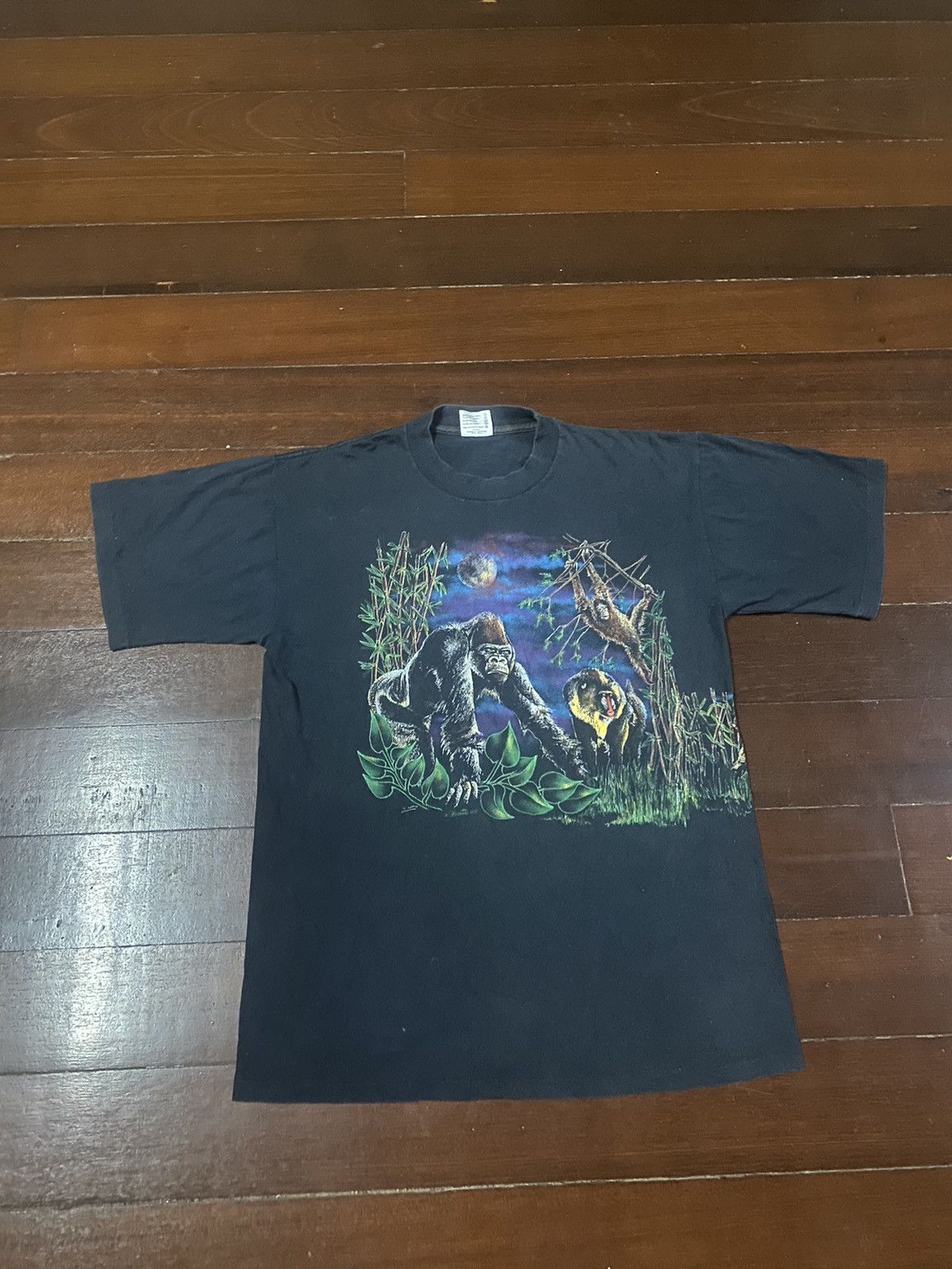 Arts & Science × Vintage FIRE 🔥 VINTAGE 90s HAZELWOODS ART KINGKONG HUMOR ART Size US L / EU 52-54 / 3 - 2 Thumbnail