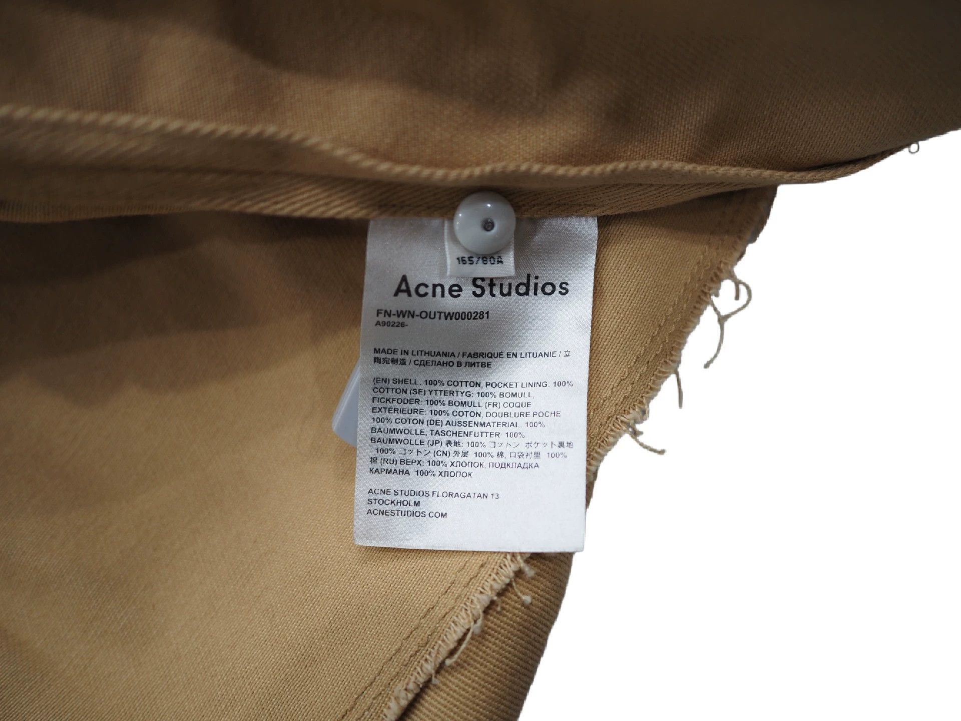 Acne Studios ACNE Women's Khaki Colorblock Bomber Jacket Size XS / US 0-2 / IT 36-38 - 4 Thumbnail