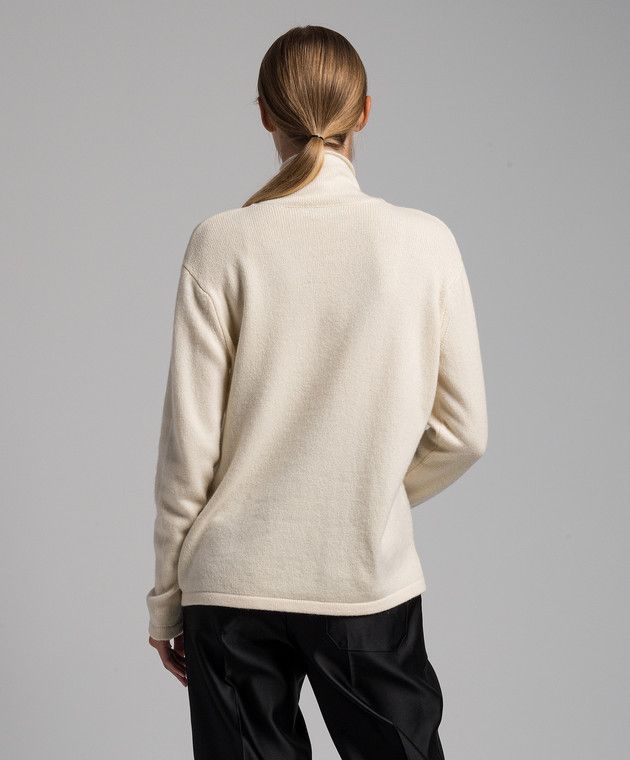 Tom Ford o1y0226 Turtleneck Sweater in Ivory Size XS / US 0-2 / IT 36-38 - 3 Thumbnail