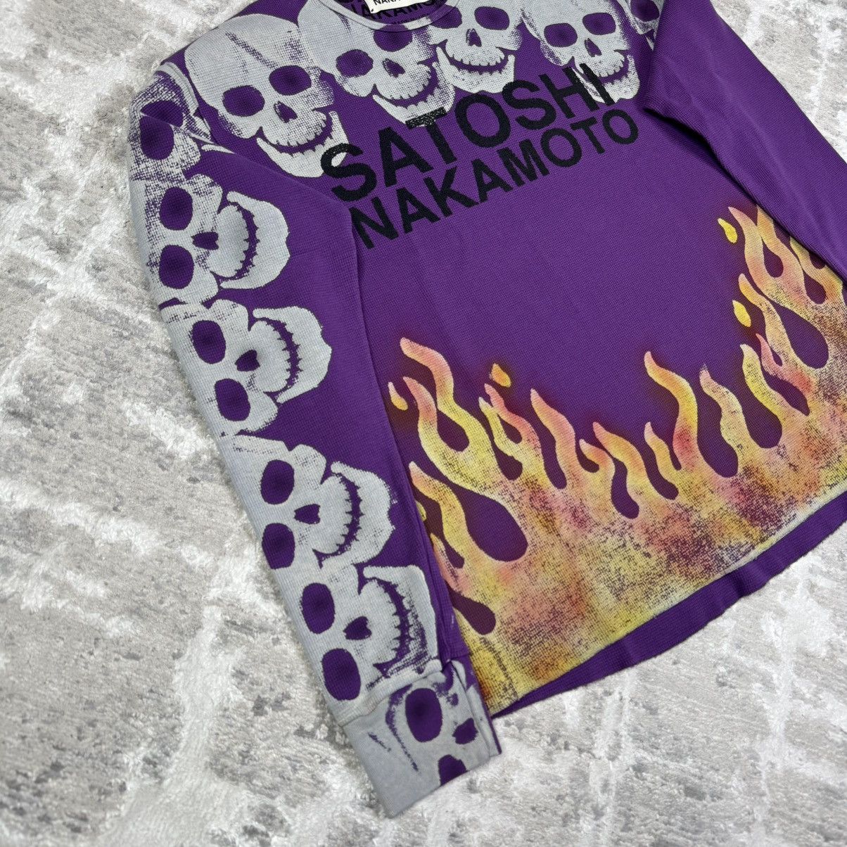 Satoshi Nakamoto lost boys skull long sleeve thermal shirt Size US M / EU 48-50 / 2 - 7 Thumbnail
