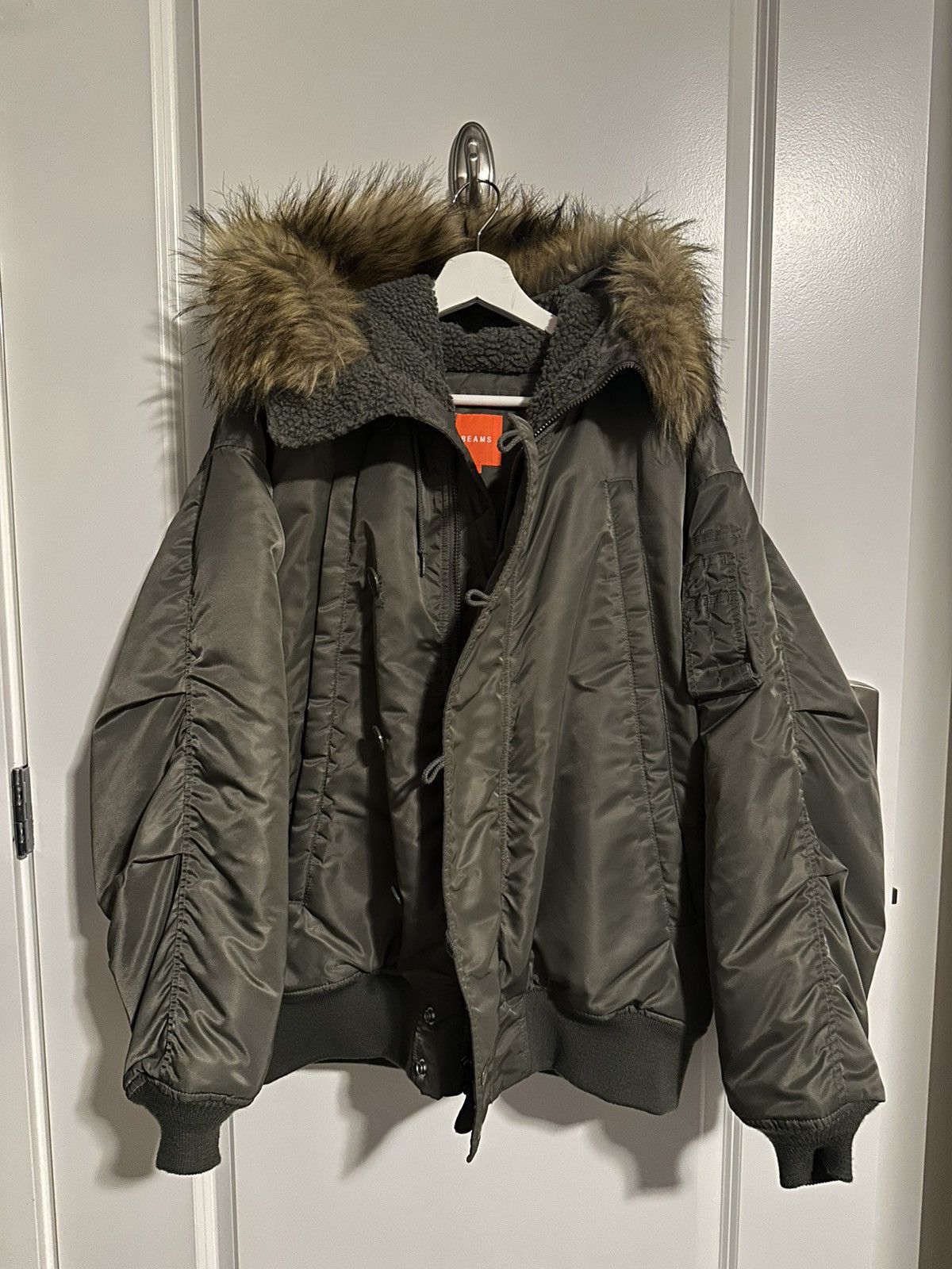 Beams Plus Beams Hooded Fur Bomber Size US M / EU 48-50 / 2 - 1 Thumbnail
