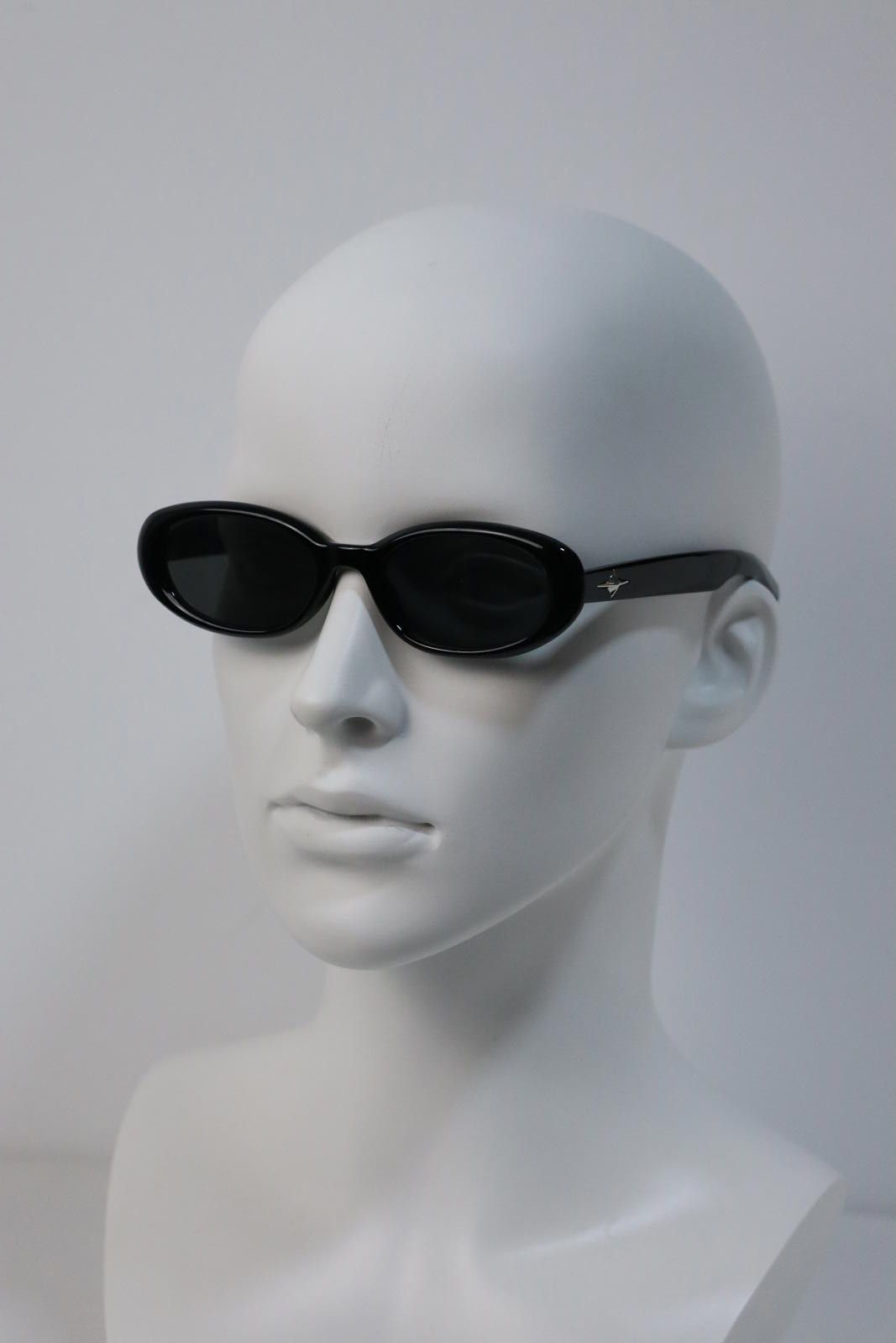 Other Y2k Avant Garde Cat Eye Round Black Sunglasses Unisex OS Size ONE SIZE - 2 Thumbnail
