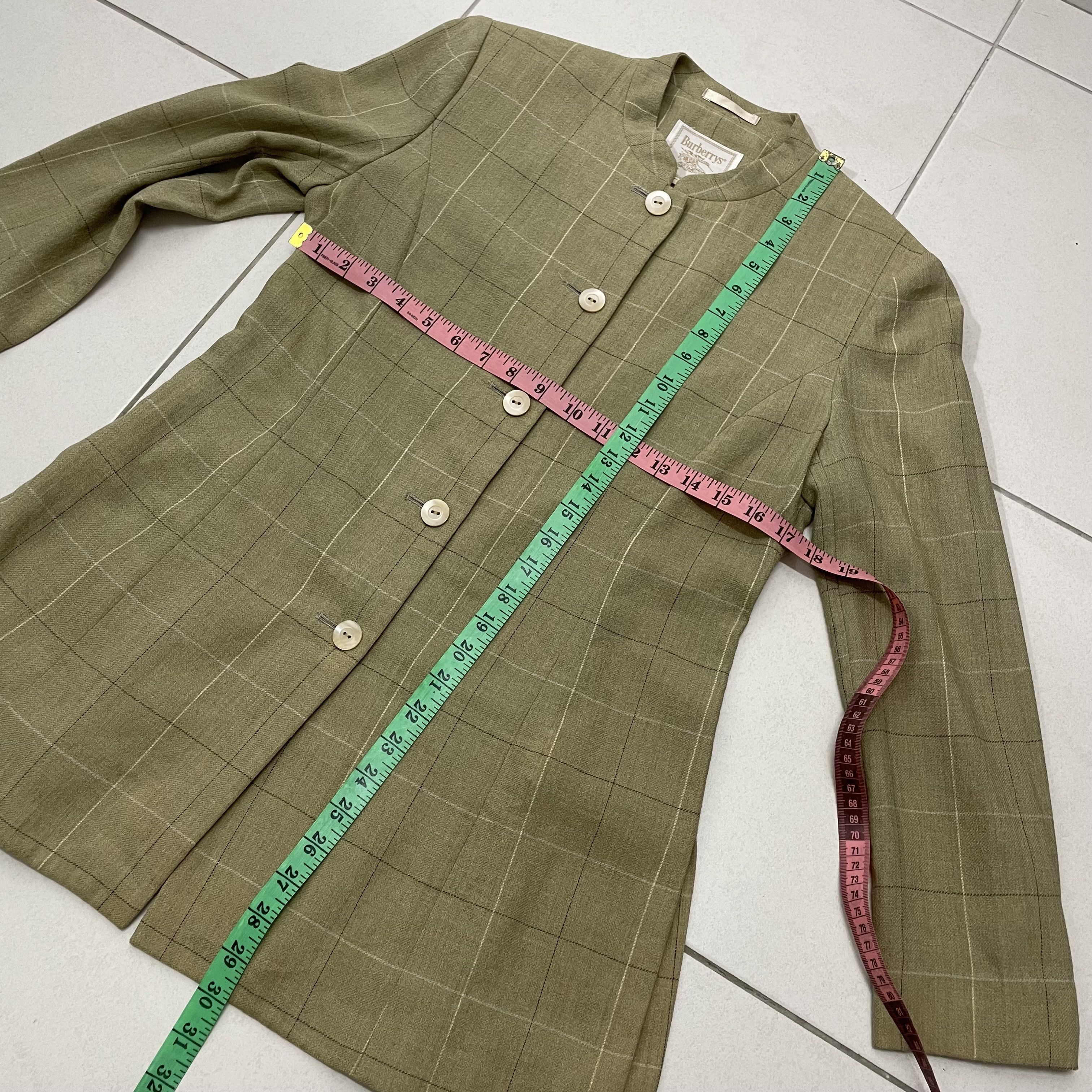 Burberry × Designer ⭐️SALE⭐️ [9] BURBERRY NOVACHECK BUTTON UP BLOUSE Size M / US 6-8 / IT 42-44 - 7 Thumbnail