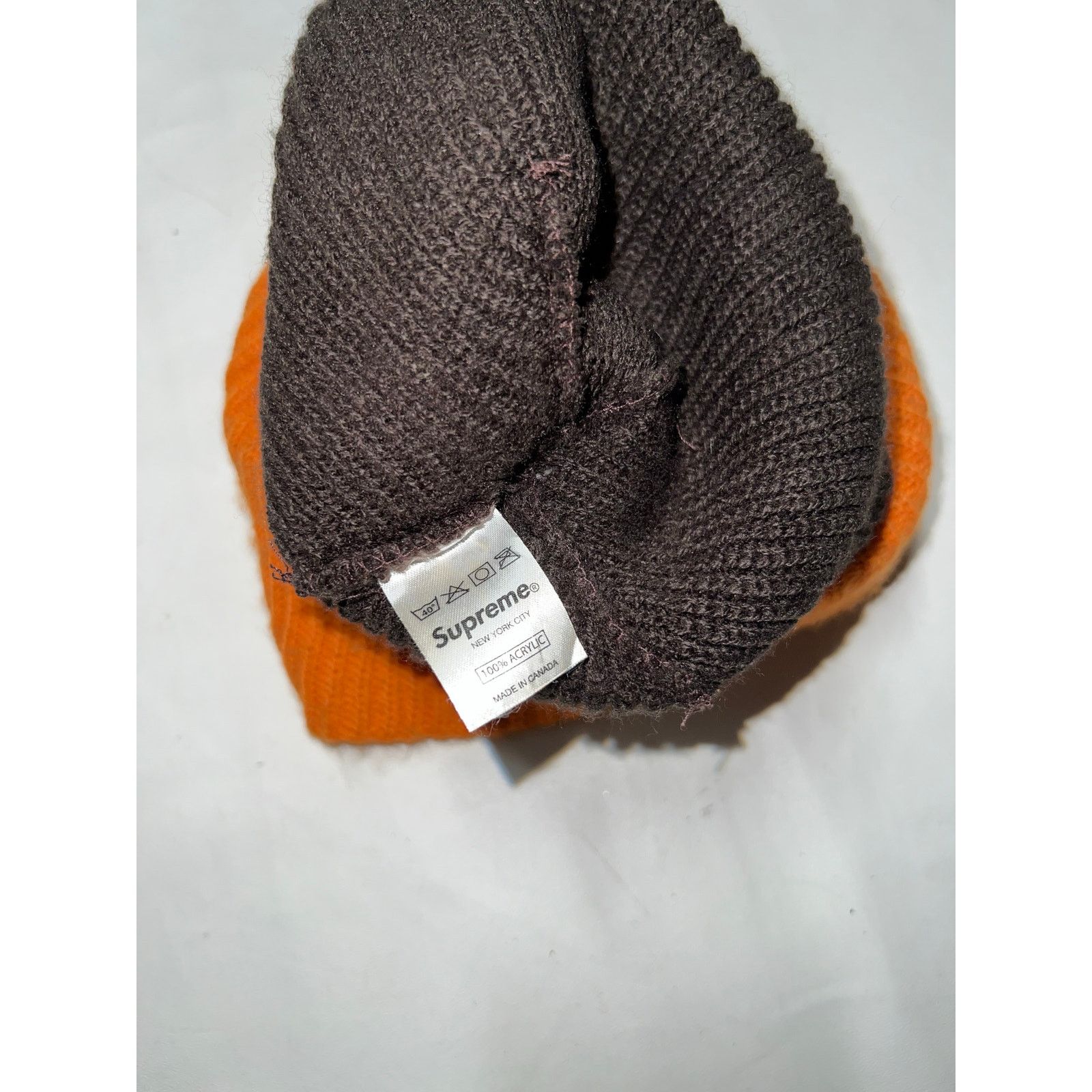 Supreme Supreme FW08 Black Hawks Pom Beanie Size ONE SIZE - 2 Thumbnail