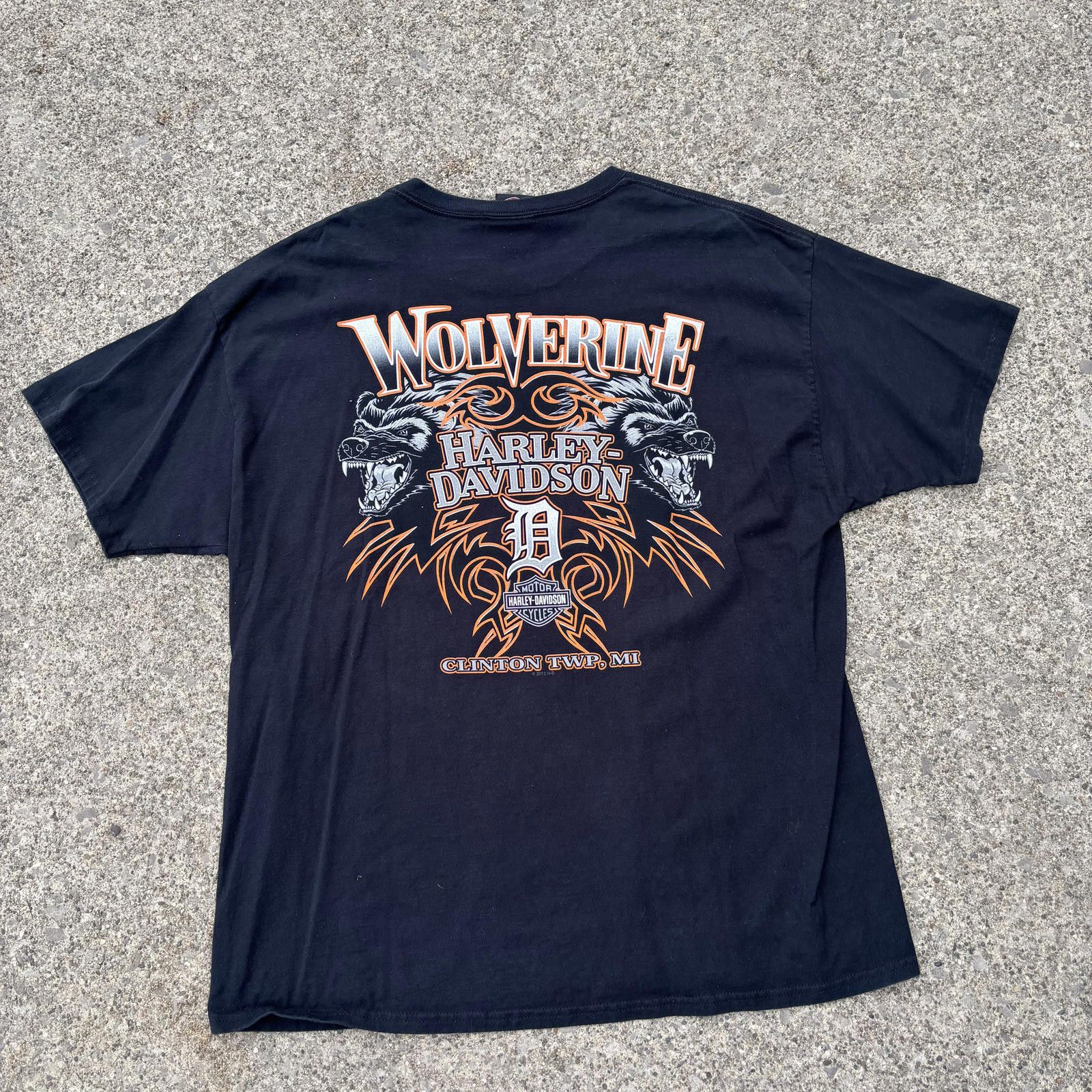 Harley Davidson Harley-Davidson Vintage T-Shirt - Wolverine Design, XL Size US XL / EU 56 / 4 - 3 Thumbnail