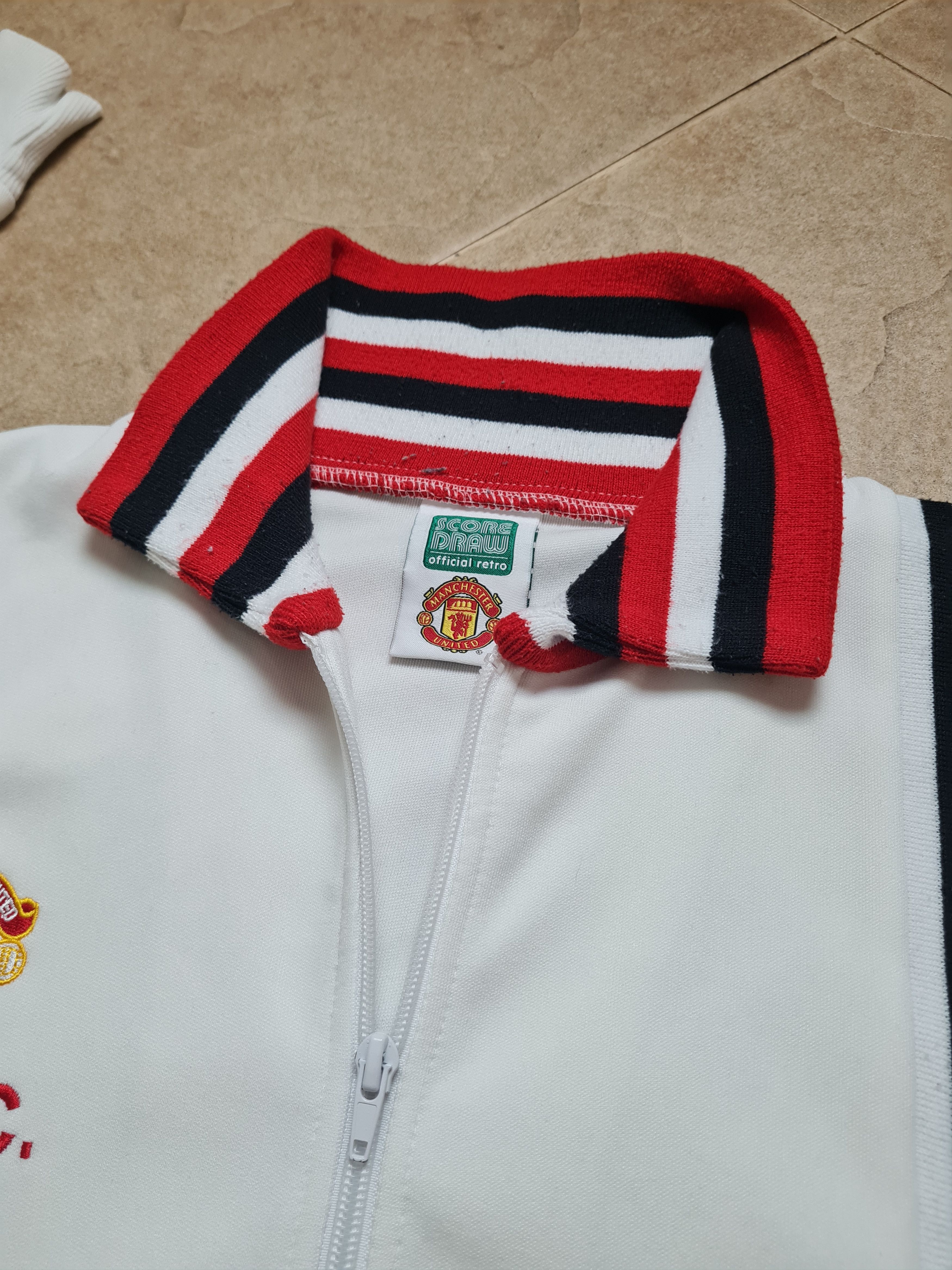 Other MANCHESTER UNITED 80s FOOTBALL SOCCER JACKET SCORE DRAW Size US L / EU 52-54 / 3 - 14 Thumbnail
