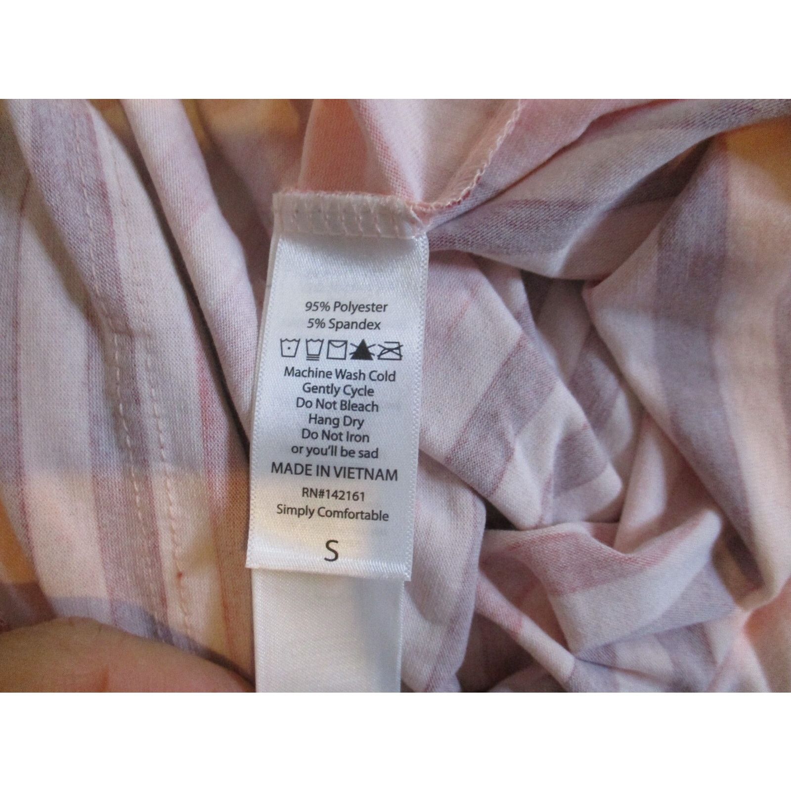 Other NWT LuLaRoe Amber Hoodie Pink Mauve Solid and Stripe SMALL Size S / US 4 / IT 40 - 4 Thumbnail