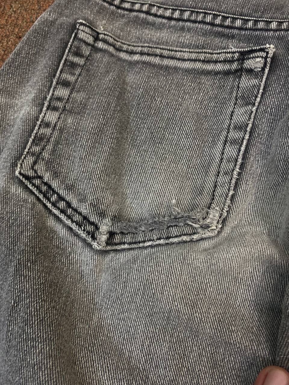 vintage calvin klein distressed denim made in usa