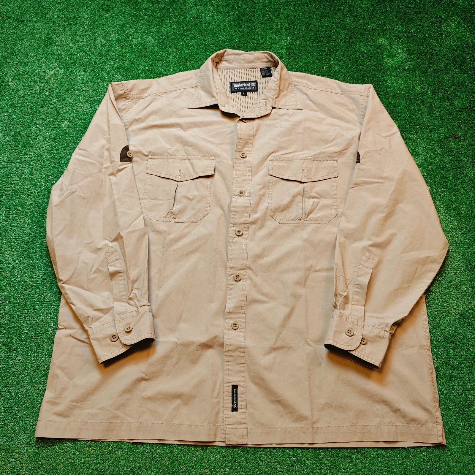 Timberland × Vintage Vintage Timberland Shirt Mens L/XL performance outdoors 90s Size US L / EU 52-54 / 3 - 1 Thumbnail
