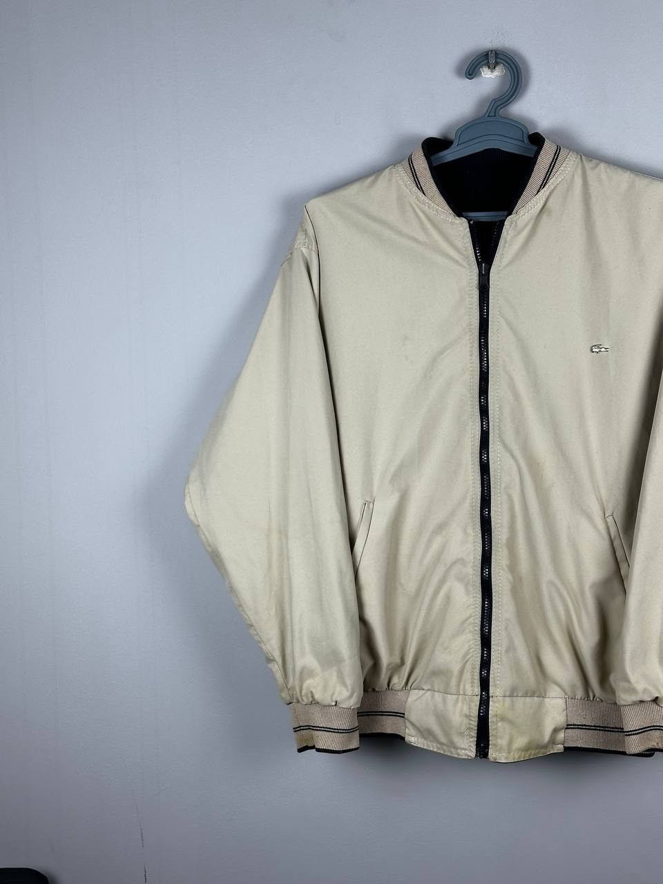 Lacoste Lacoste Vintage Reversible Bomber Jacket Size US L / EU 52-54 / 3 - 8 Thumbnail