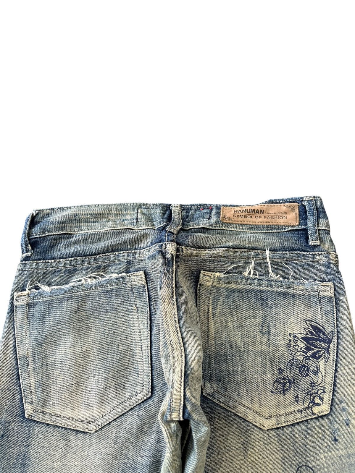 Japanese Brand Vintage Japanese Brand Rusty Mud Wash Distress Bootcut Jeans Size 27" / US 4 / IT 40 - 8 Thumbnail