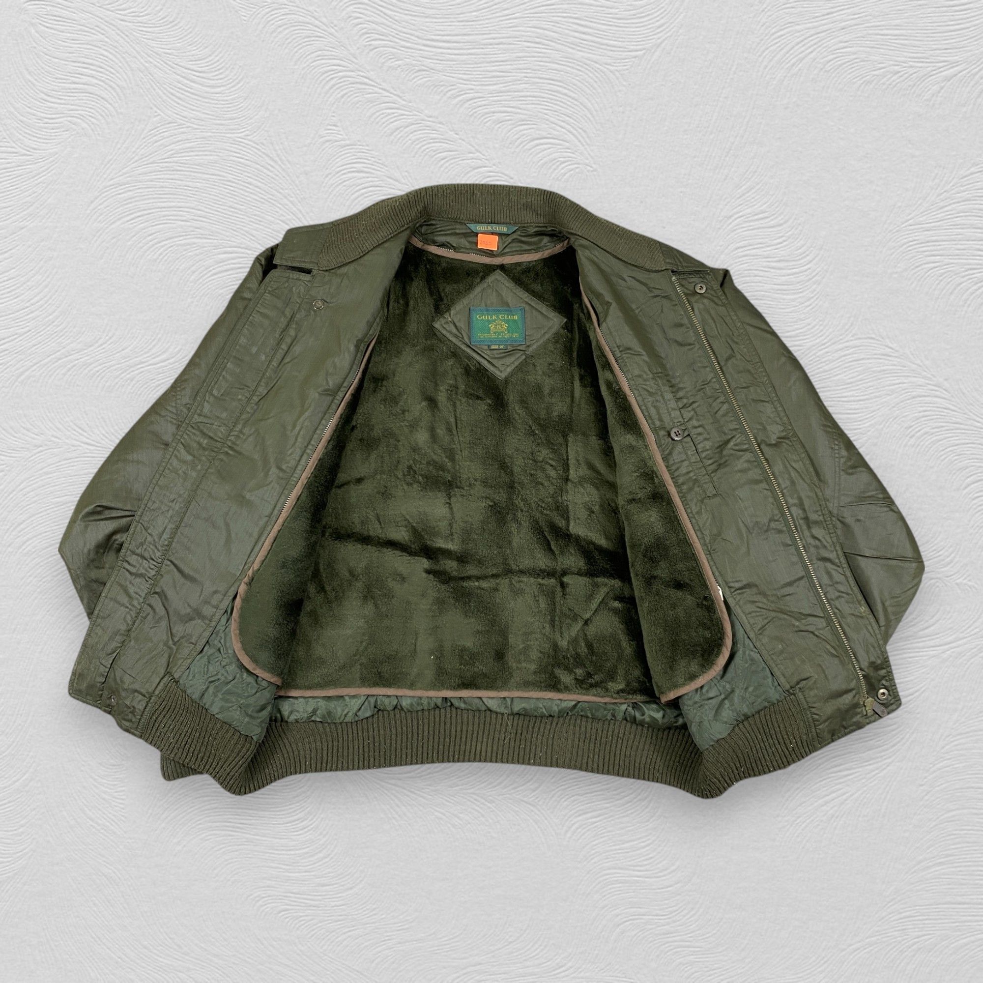 Japanese Brand Vintage Gulk Club Bomber Jacket- J522 Size US M / EU 48-50 / 2 - 3 Thumbnail