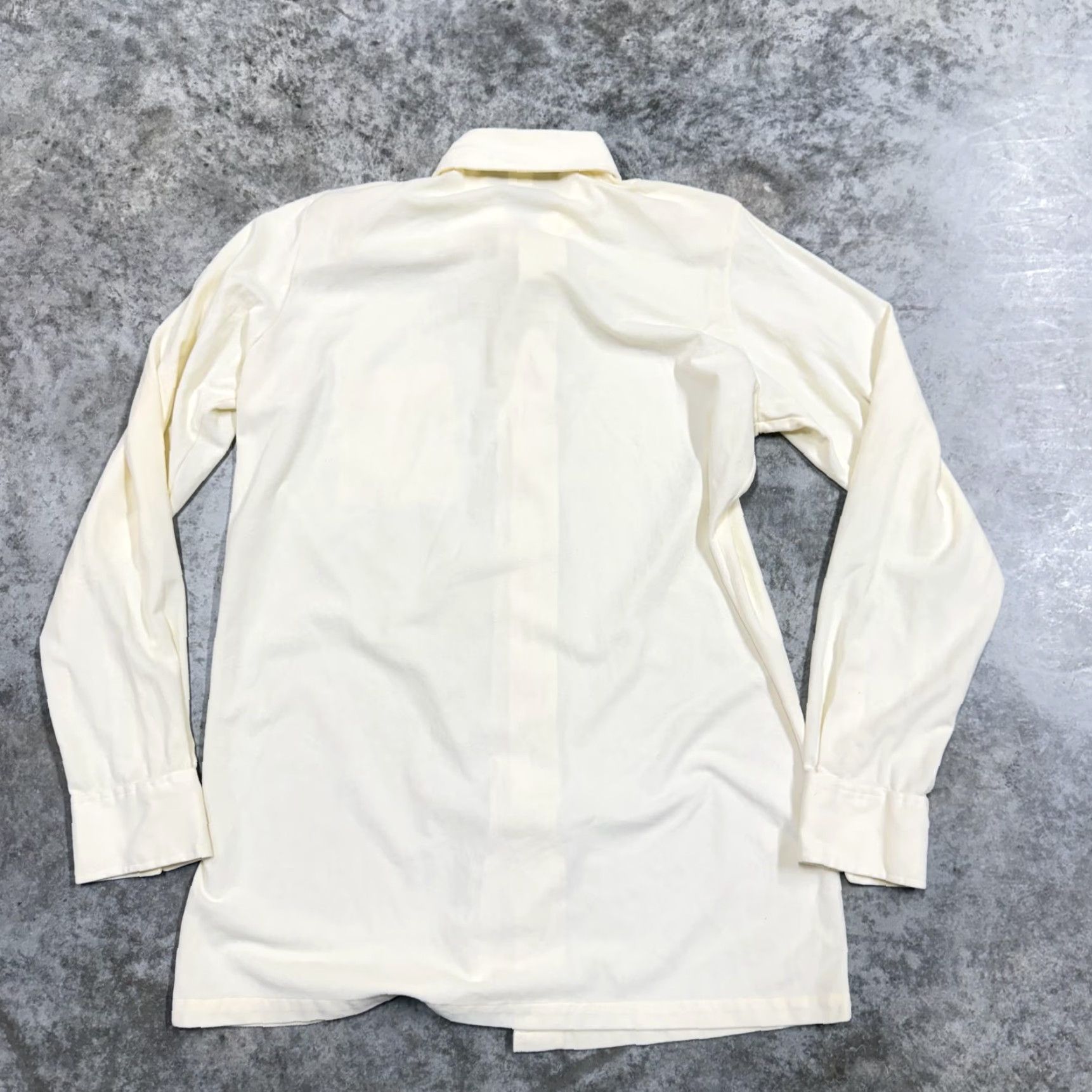 Epaulet VINTAGE Alexander Martin Shirt Mens LT White Military Epaulet Button Front Long Sleeve Size US L / EU 52-54 / 3 - 5 Thumbnail