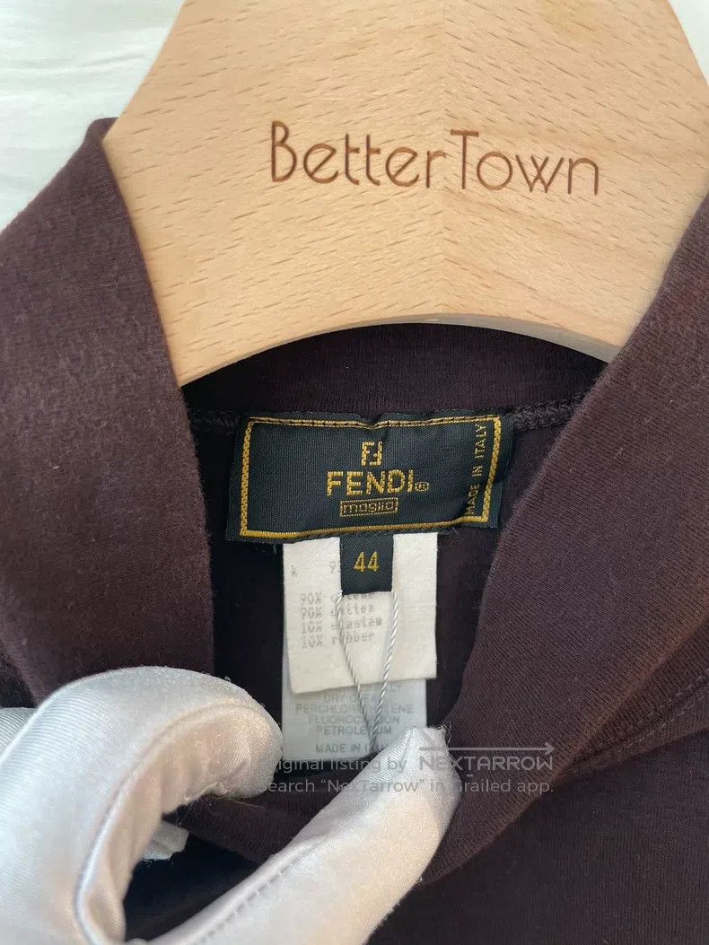 Fendi Fendi Jujube red cotton vest Size US S / EU 44-46 / 1 - 3 Thumbnail