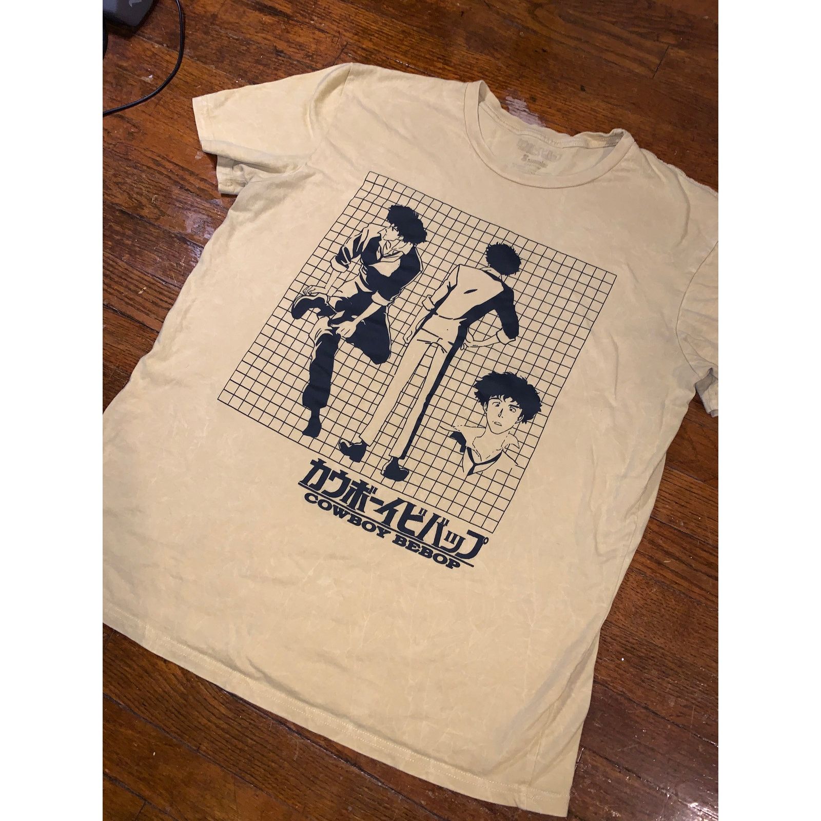 Anime × Other Cowboy Bebop Spike Spiegel Anime T Shirt XL Yellow Graphic Size US XL / EU 56 / 4 - 4 Thumbnail