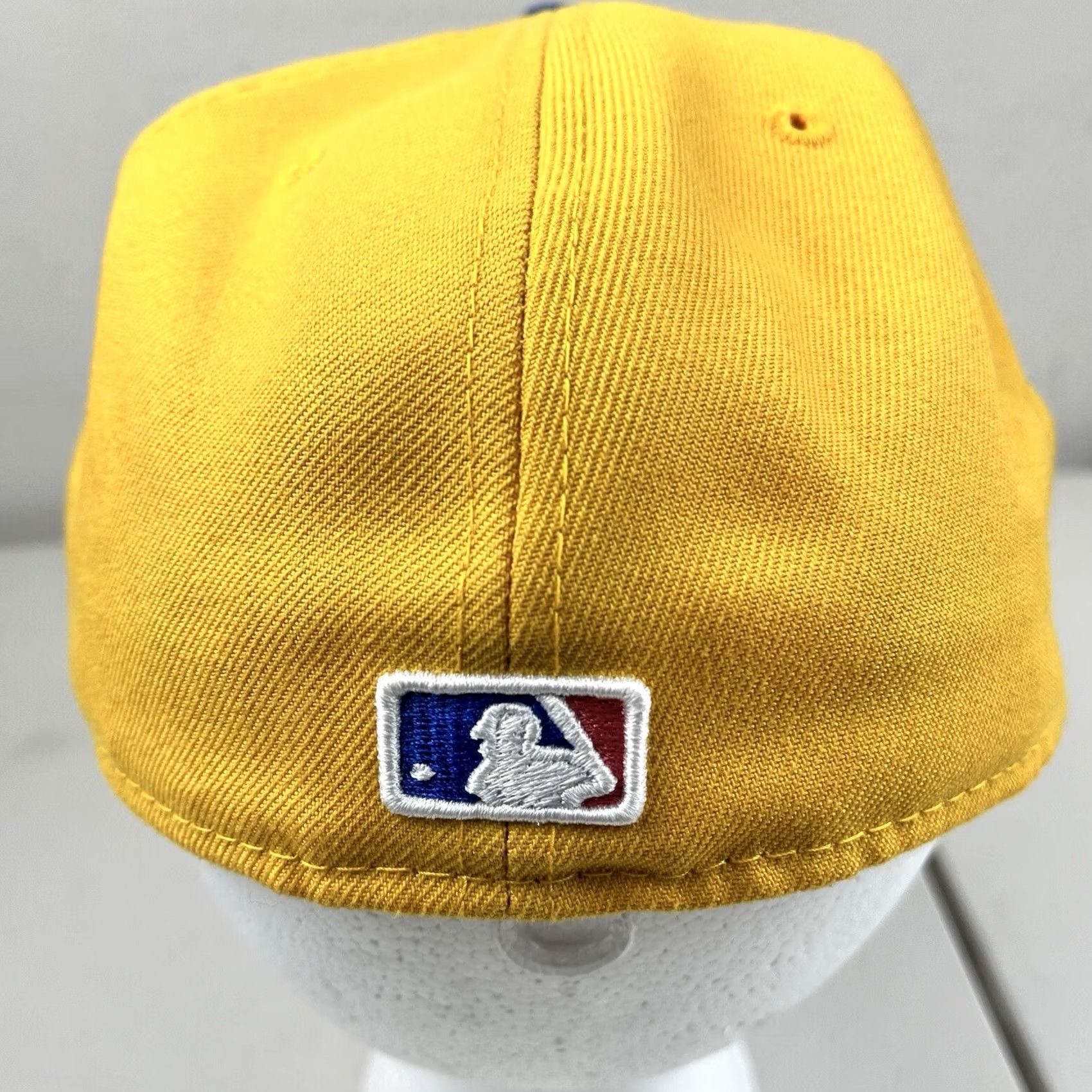 New Era New Era Dodgers 59FIFTY Fitted Hat Baseball Cap 1962 Dodger Stadium Patch 7 1/2 Mens Yellow Size ONE SIZE - 5 Thumbnail