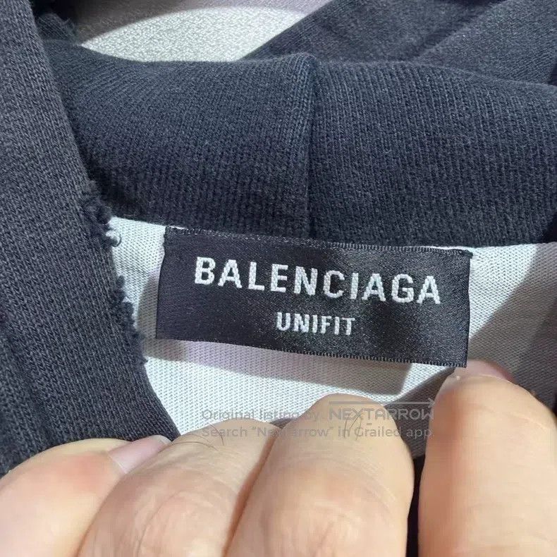 Balenciaga Balenciaga Ripped Hoodie Size US M / EU 48-50 / 2 - 4 Thumbnail