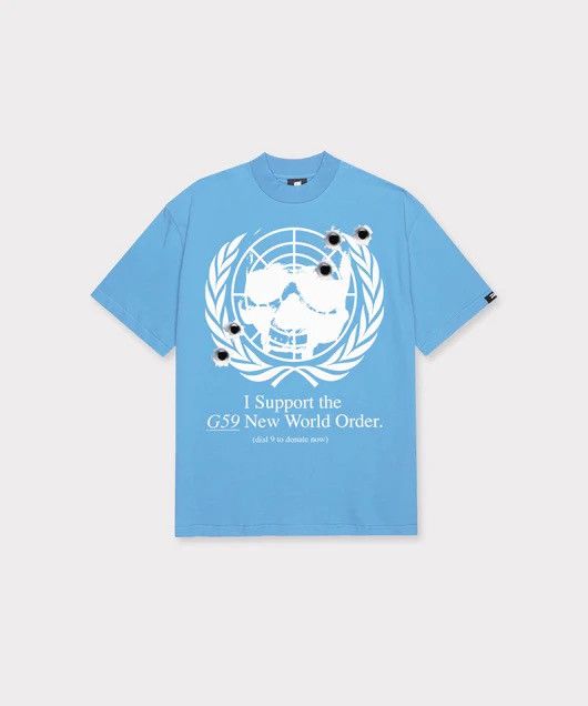Fuck The Population × G59 Records G*59 UNiTED NATiONS NEW WORLD ORDER G59NWO TEE UN HiGH NECK Size US XL / EU 56 / 4 - 2 Thumbnail